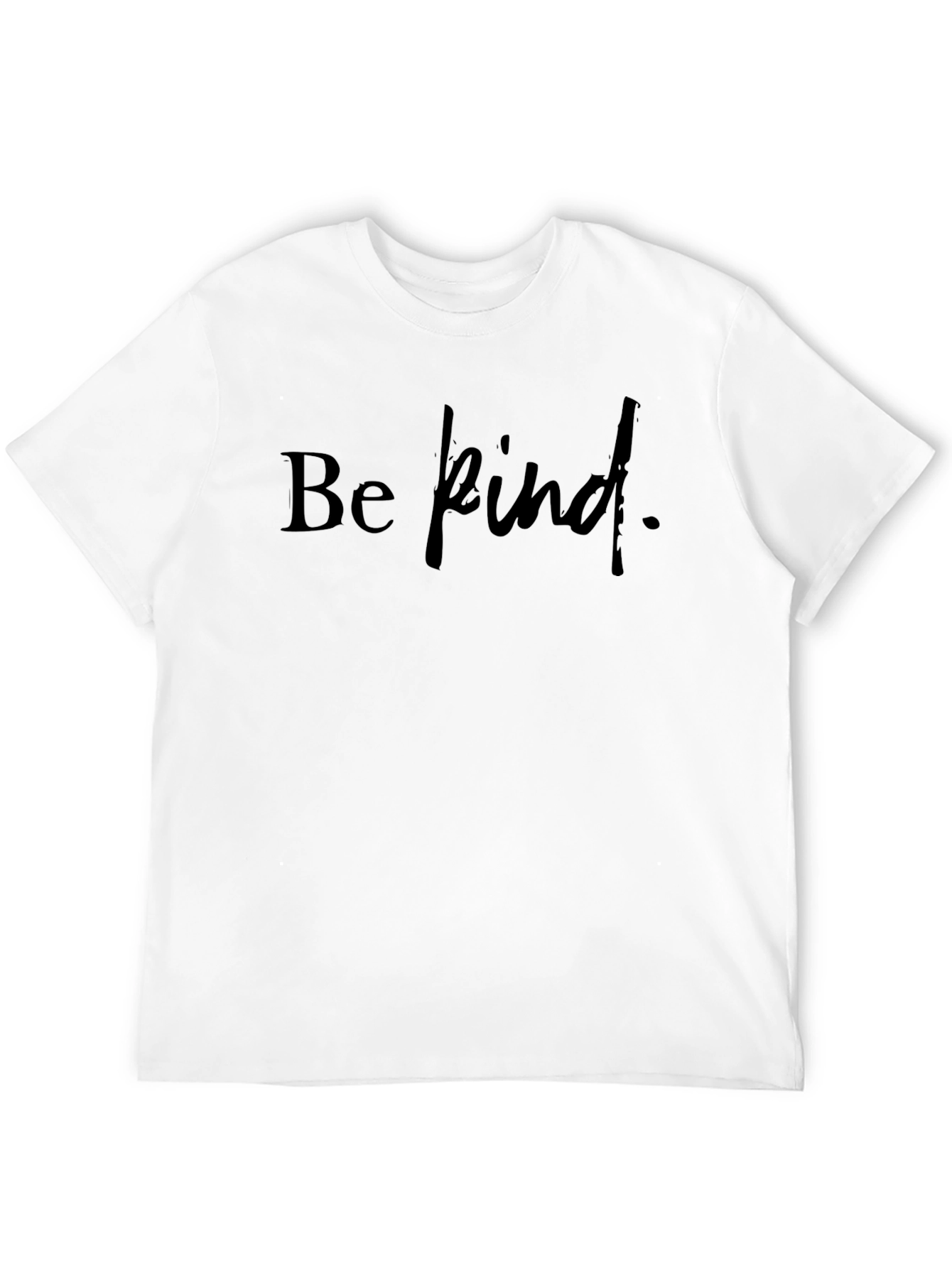 Be Kind Black T-Shirt - Positive Message