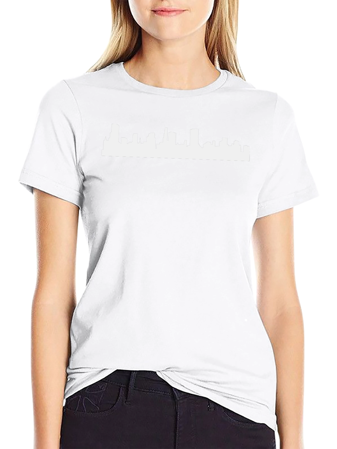 Cityscape Silhouette Graphic Tee