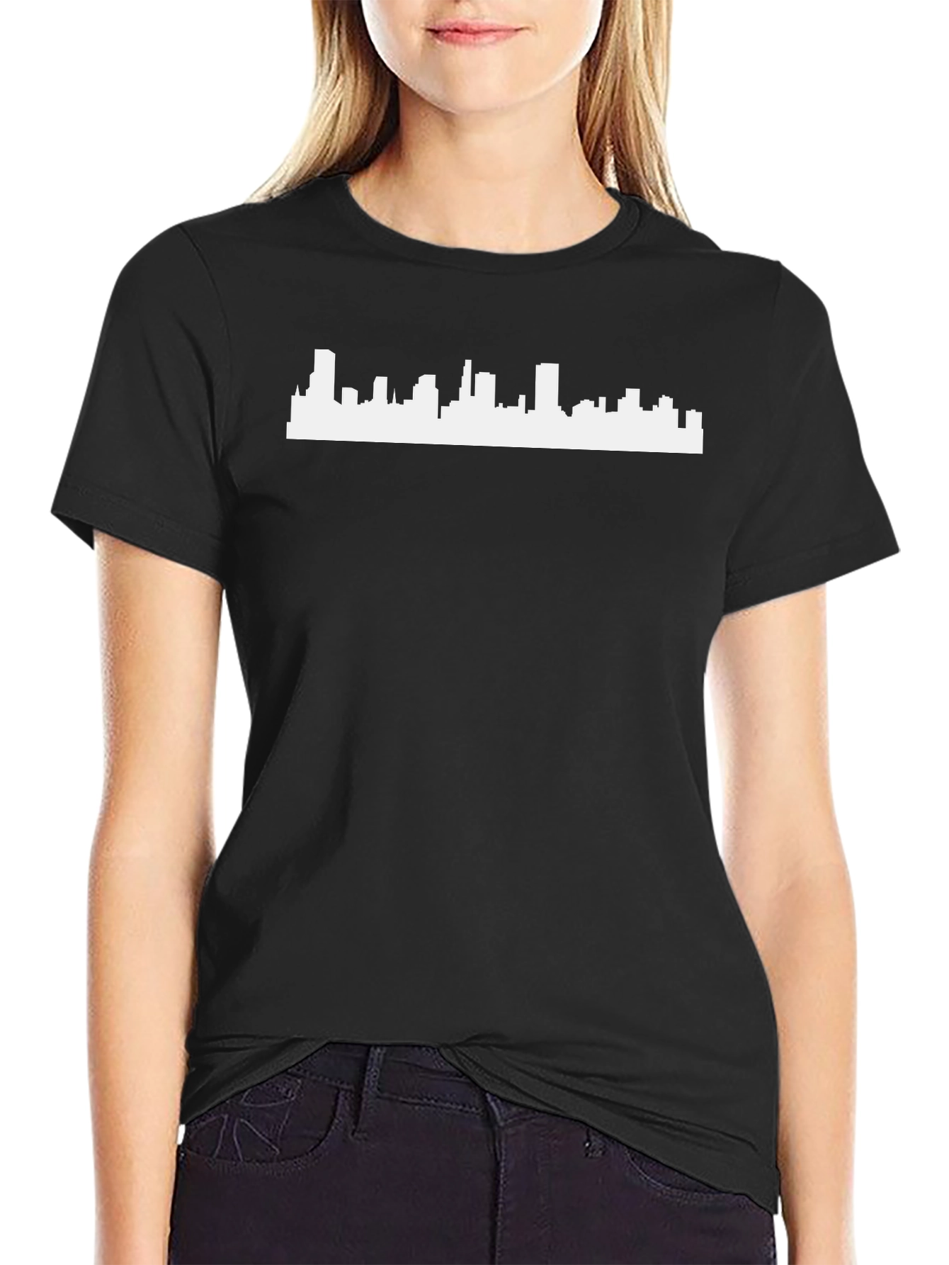 Cityscape Silhouette Graphic Tee
