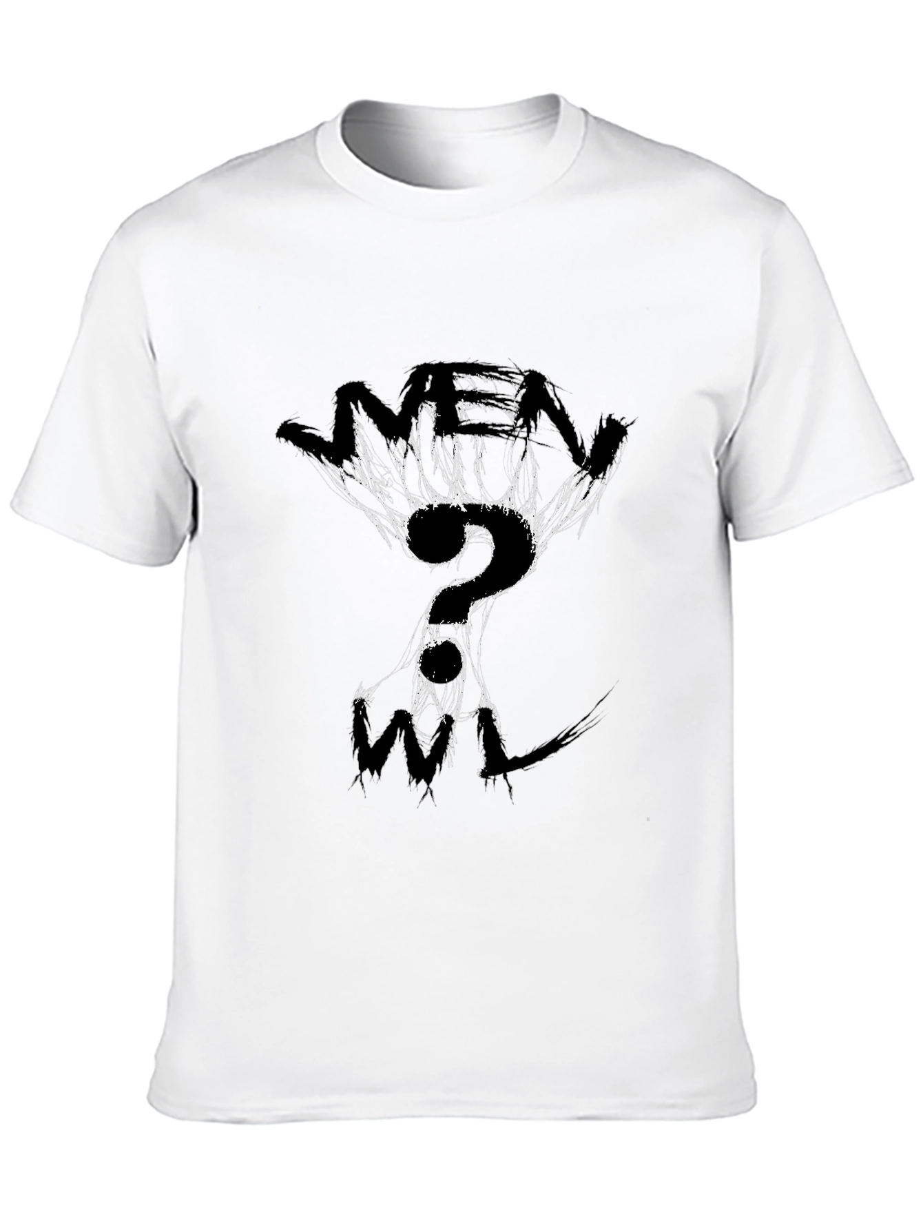 Abstract Graphic Black T-Shirt for Men