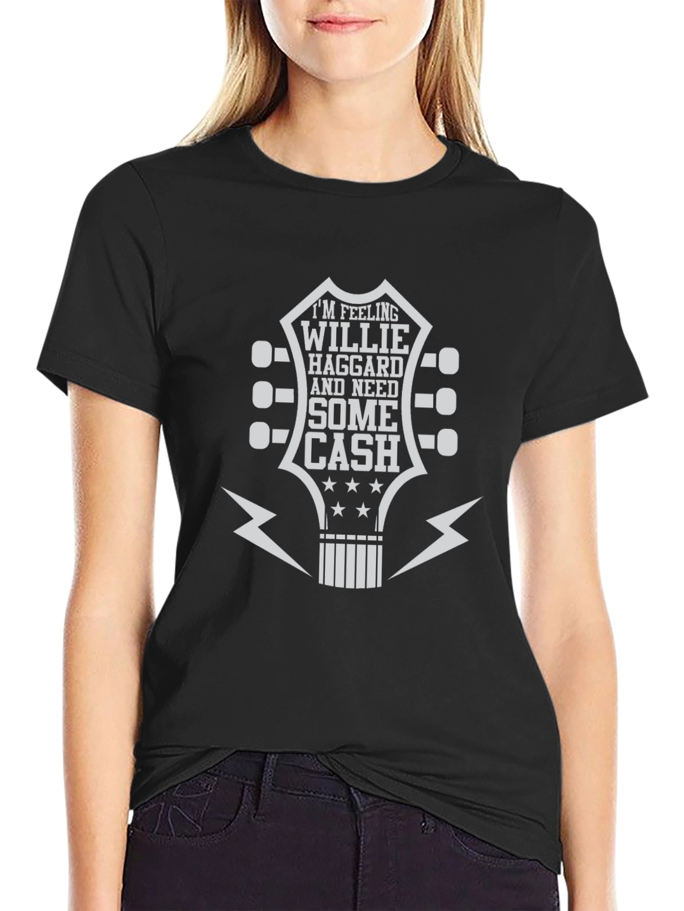 Willie Haggard Cash Graphic Tee