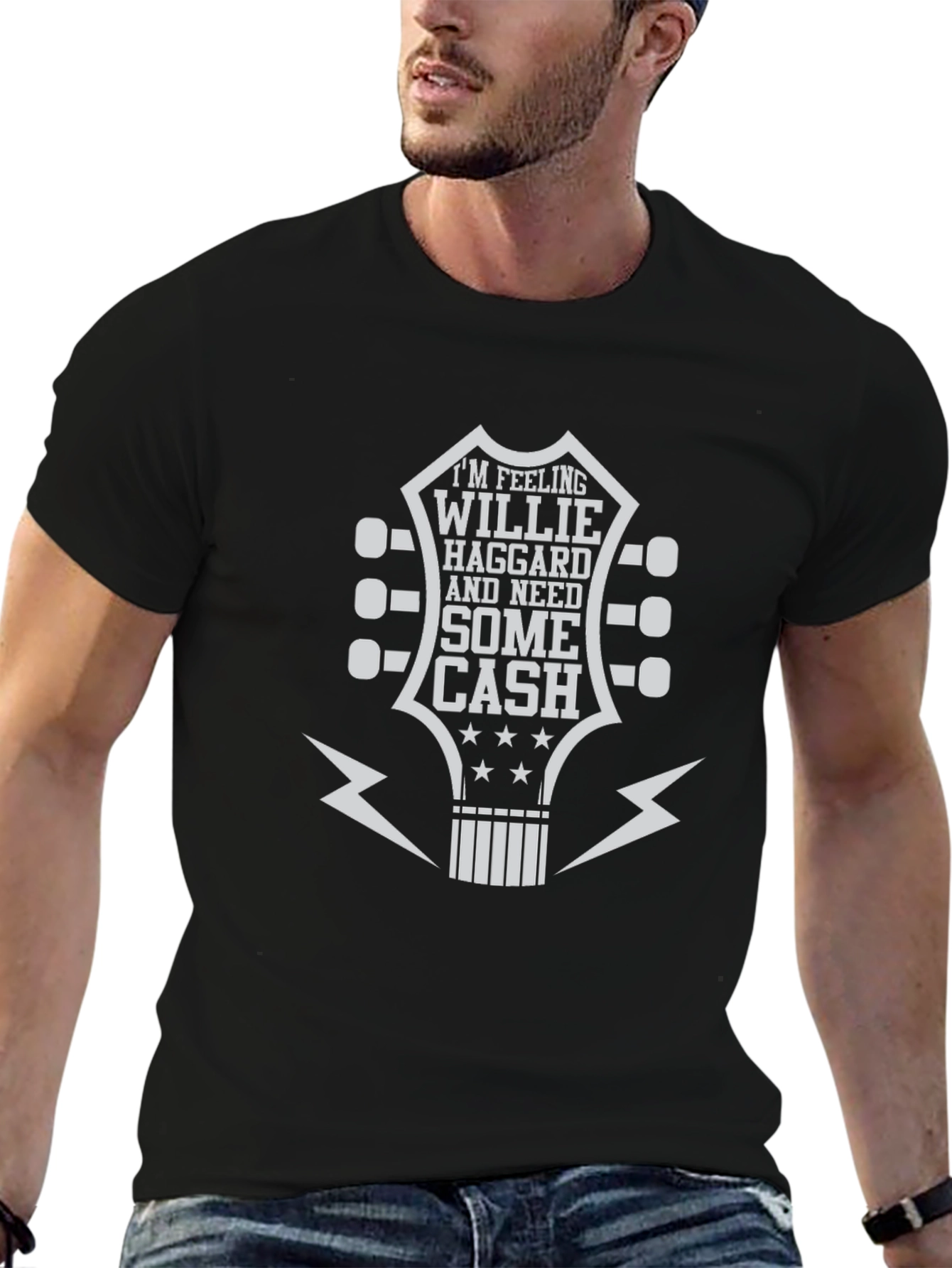 Willie Haggard Cash Graphic Tee