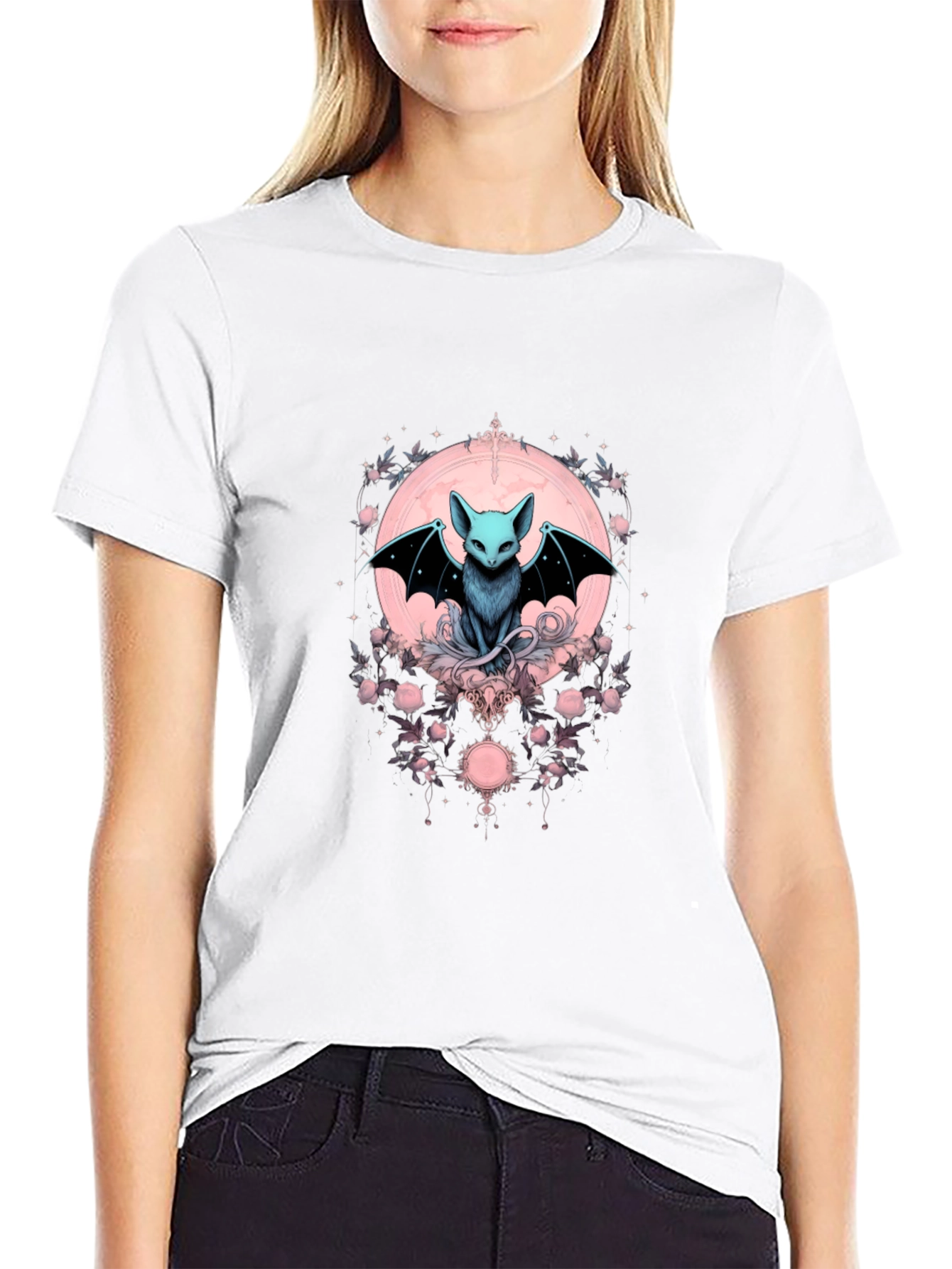 Pastel Goth Bat T-Shirt