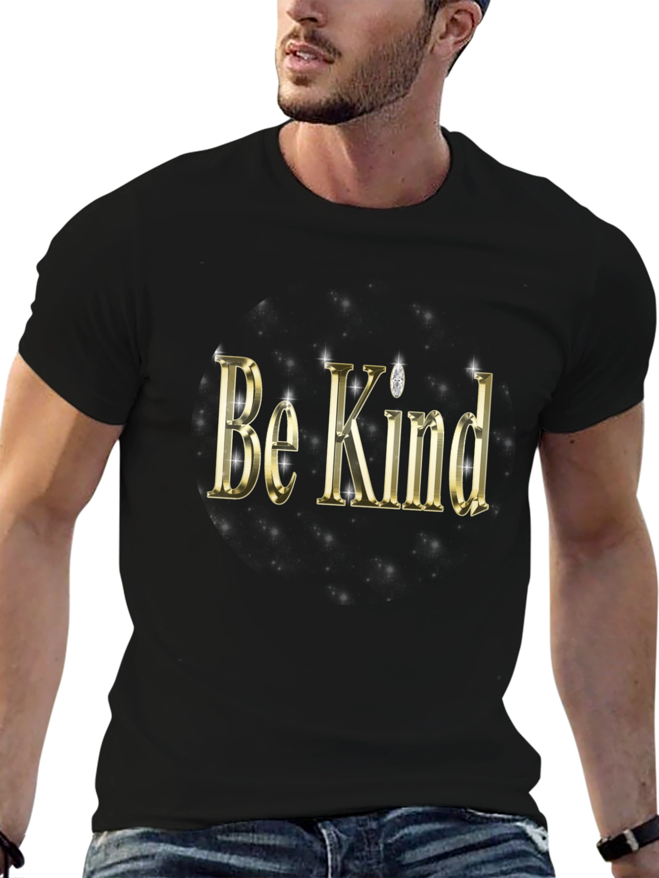 Be Kind Graphic Tee - Gildan Heavy Cotton T-Shirt