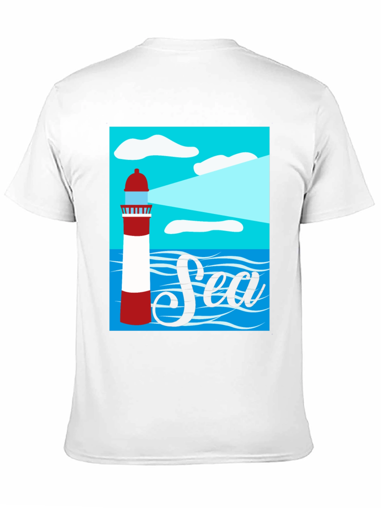 Sea Lighthouse Graphic T-Shirt