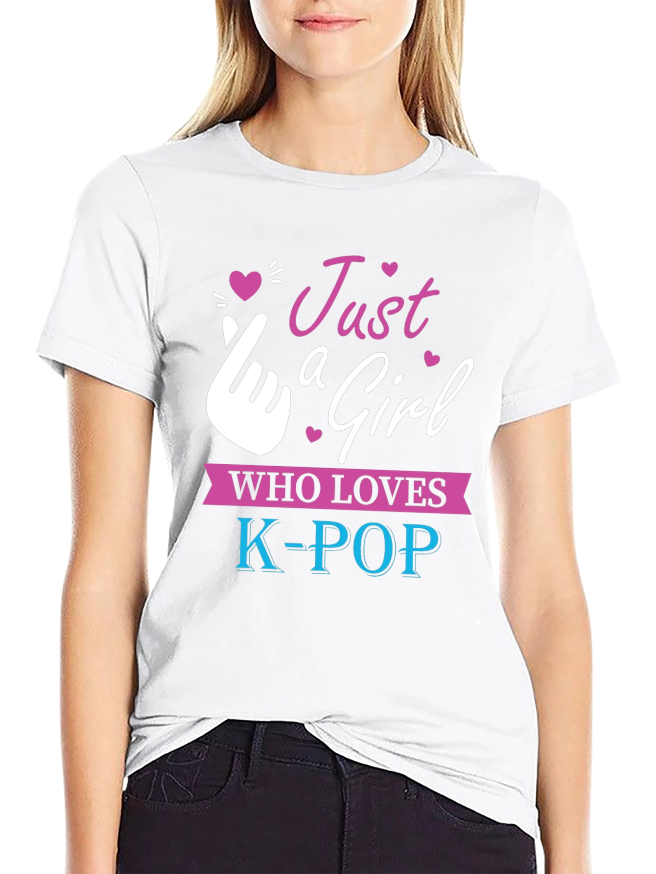 Just A Girl Who Loves K-Pop T-Shirt