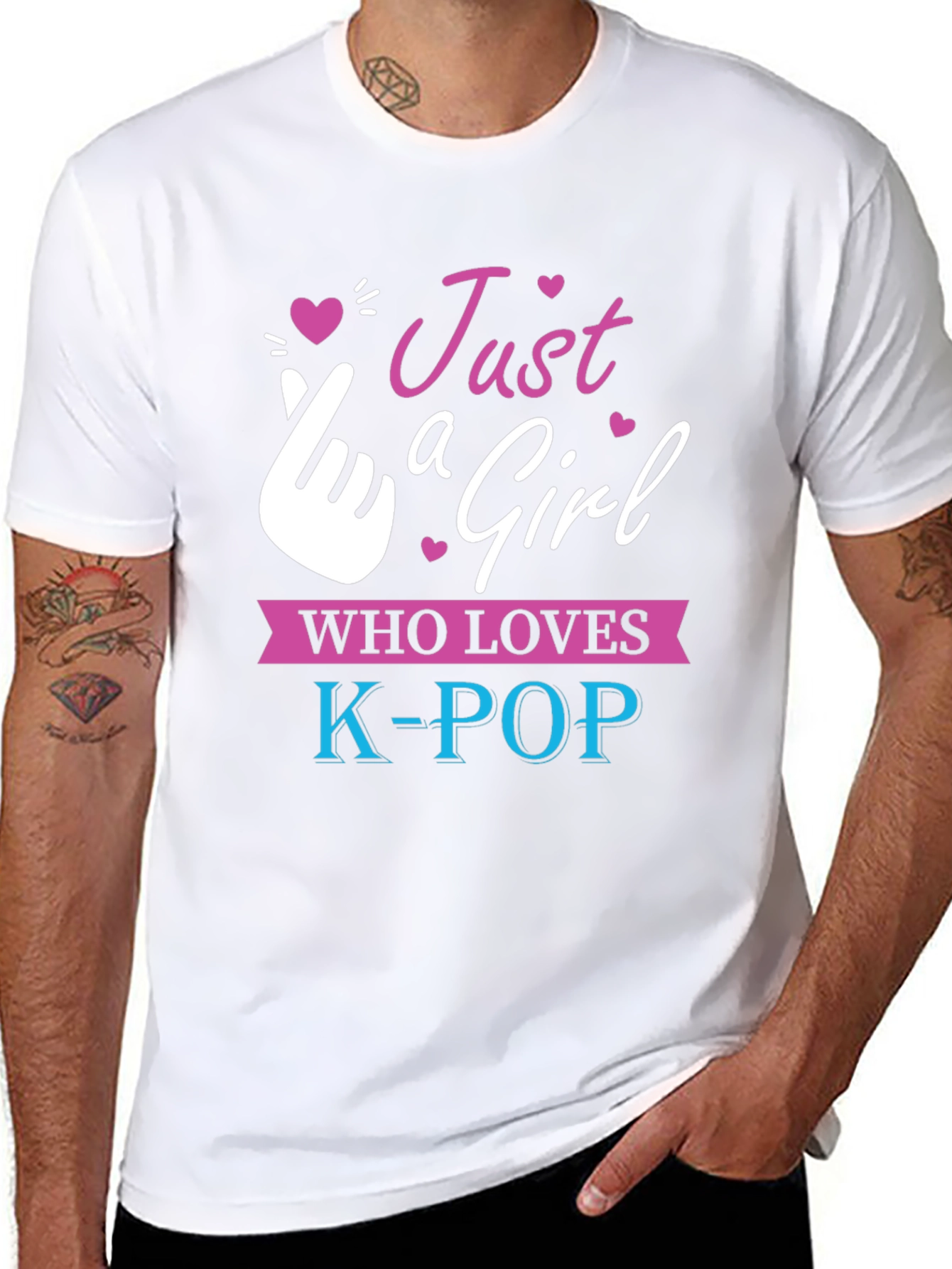 Just A Girl Who Loves K-Pop T-Shirt