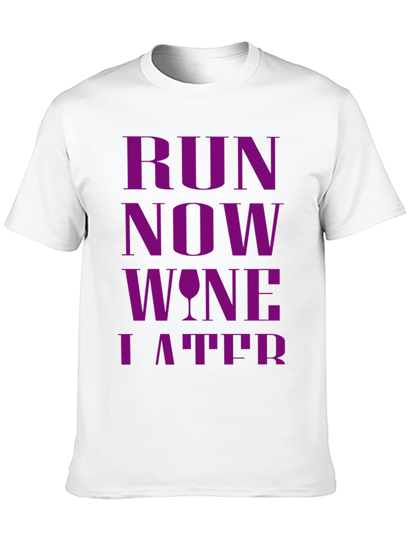 Run Now Wine Later Graphic T-Shirt