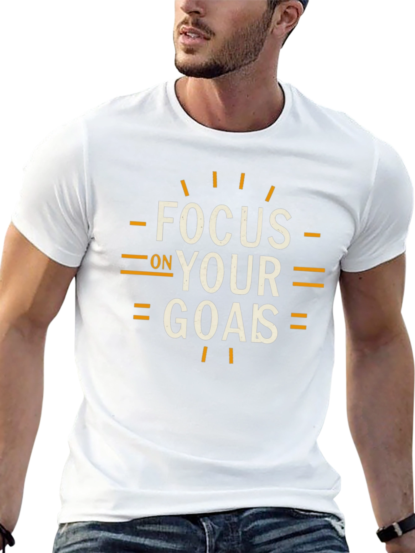 Focus On Your Goals T-Shirt - Motivational Tee