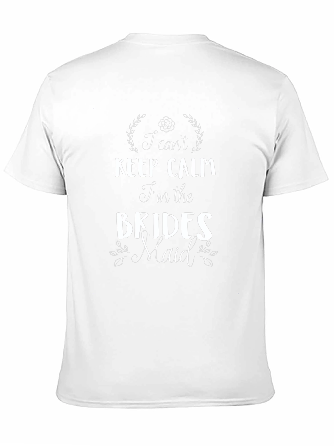 Bridesmaid T-Shirt - Keep Calm Bridal Party Tee