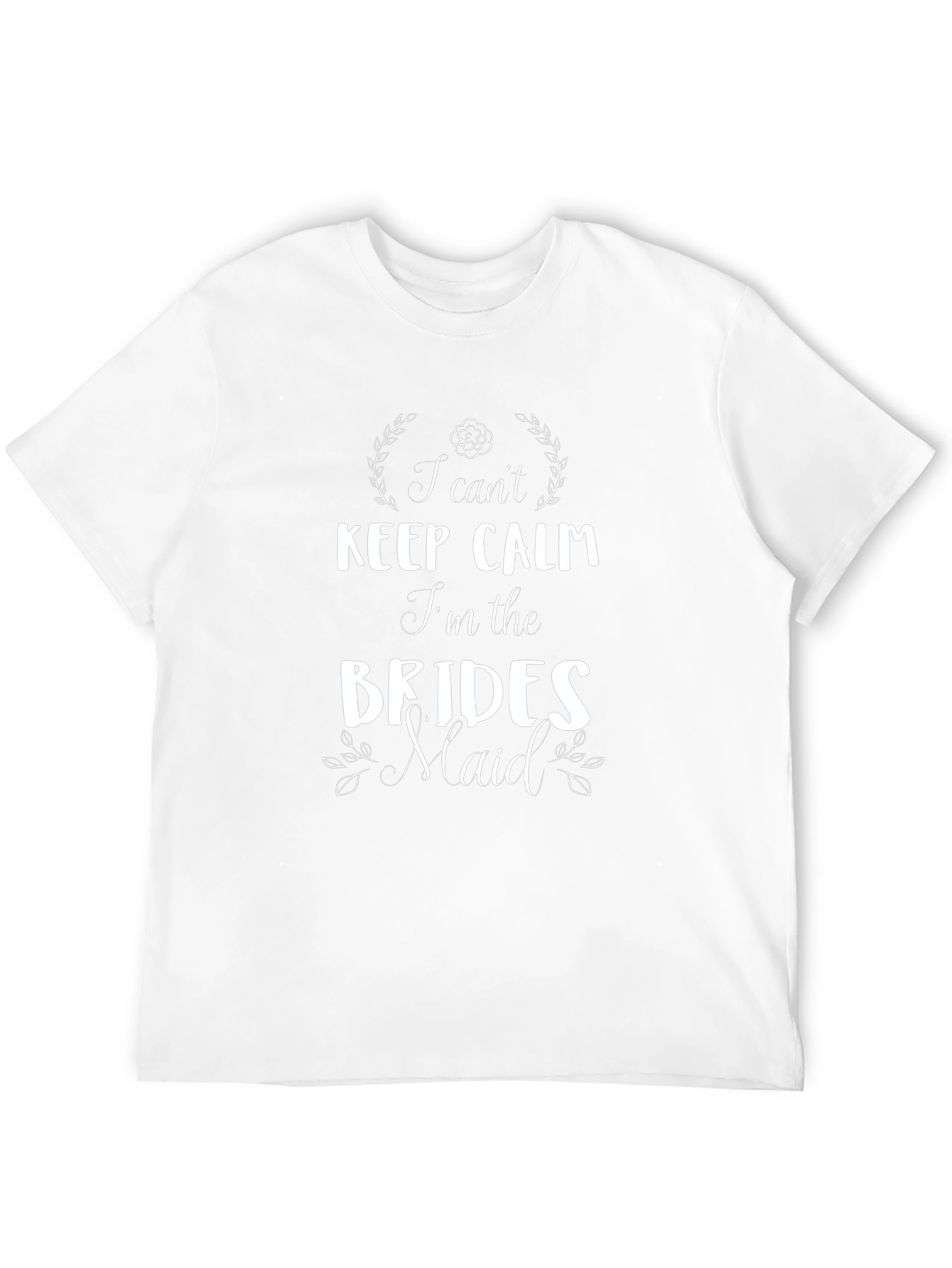 Bridesmaid T-Shirt - Keep Calm Bridal Party Tee