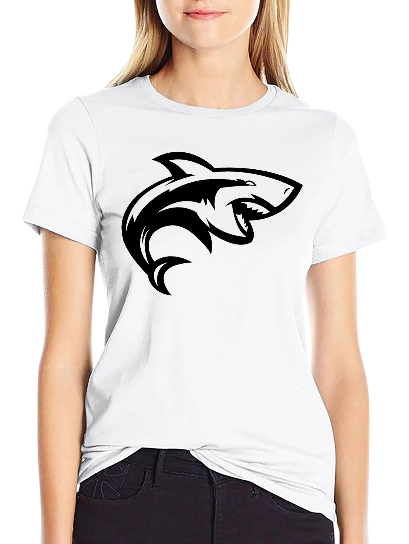Black Shark Graphic Tee - Mens