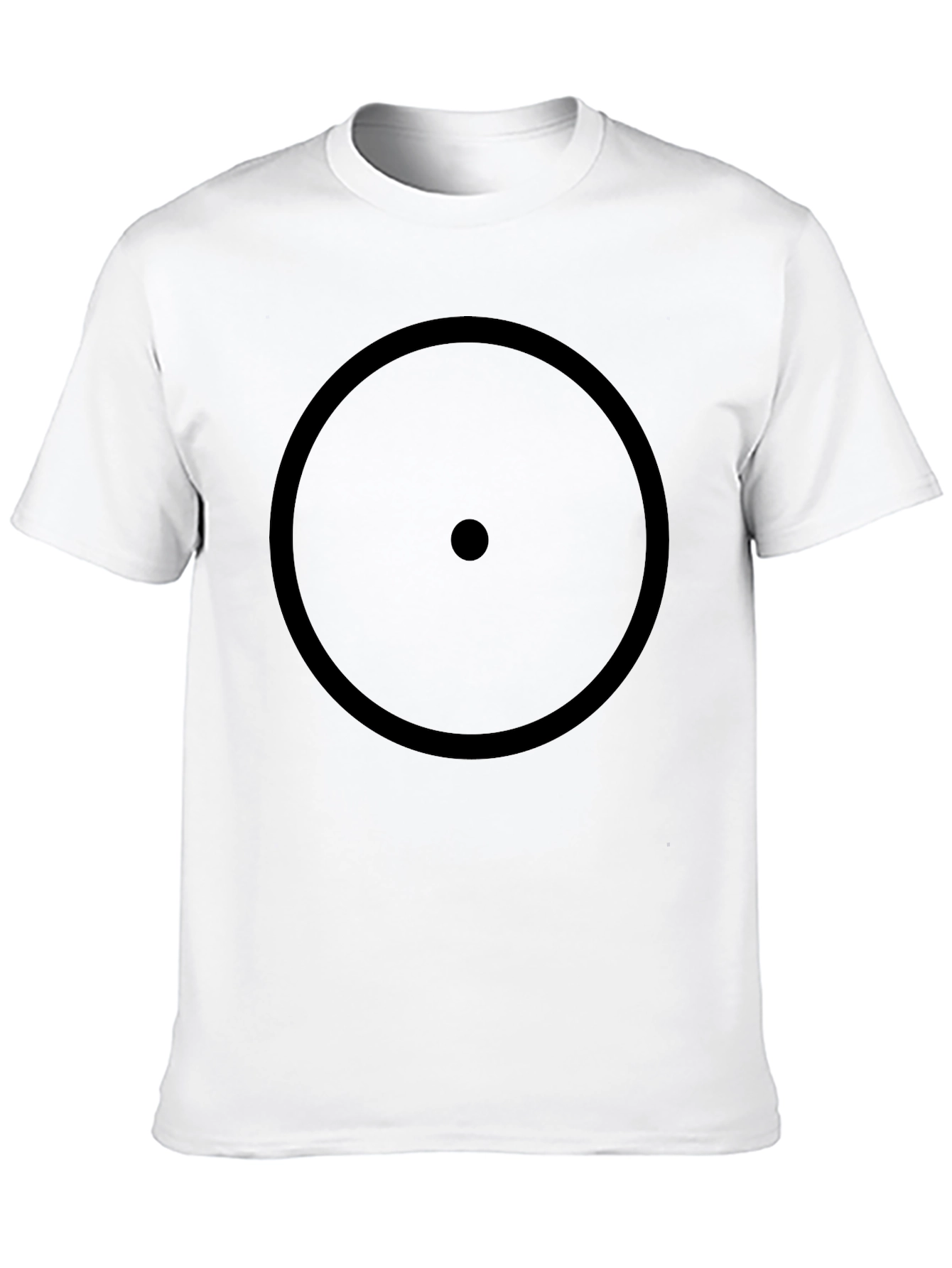 Minimalist Black Circle T-Shirt