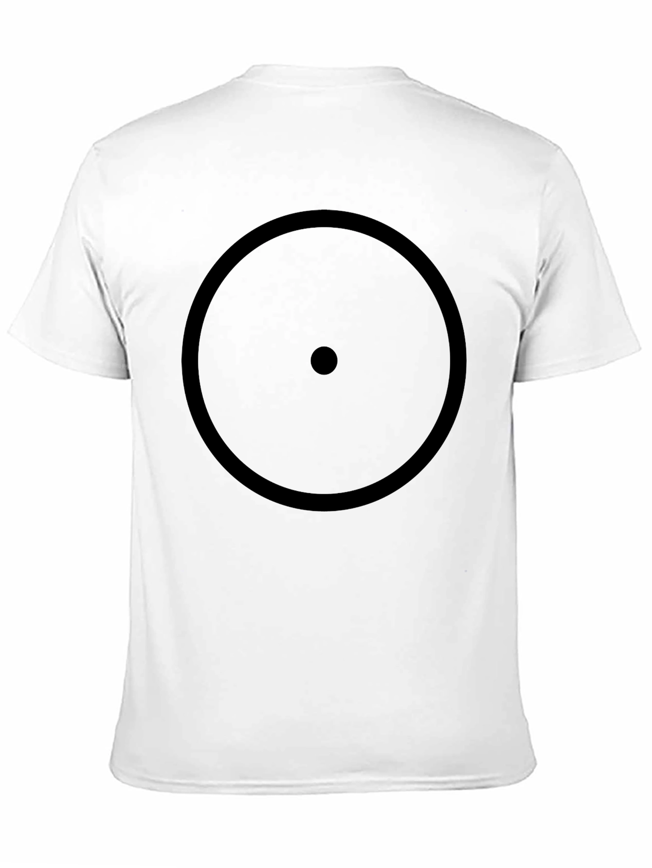 Minimalist Black Circle T-Shirt