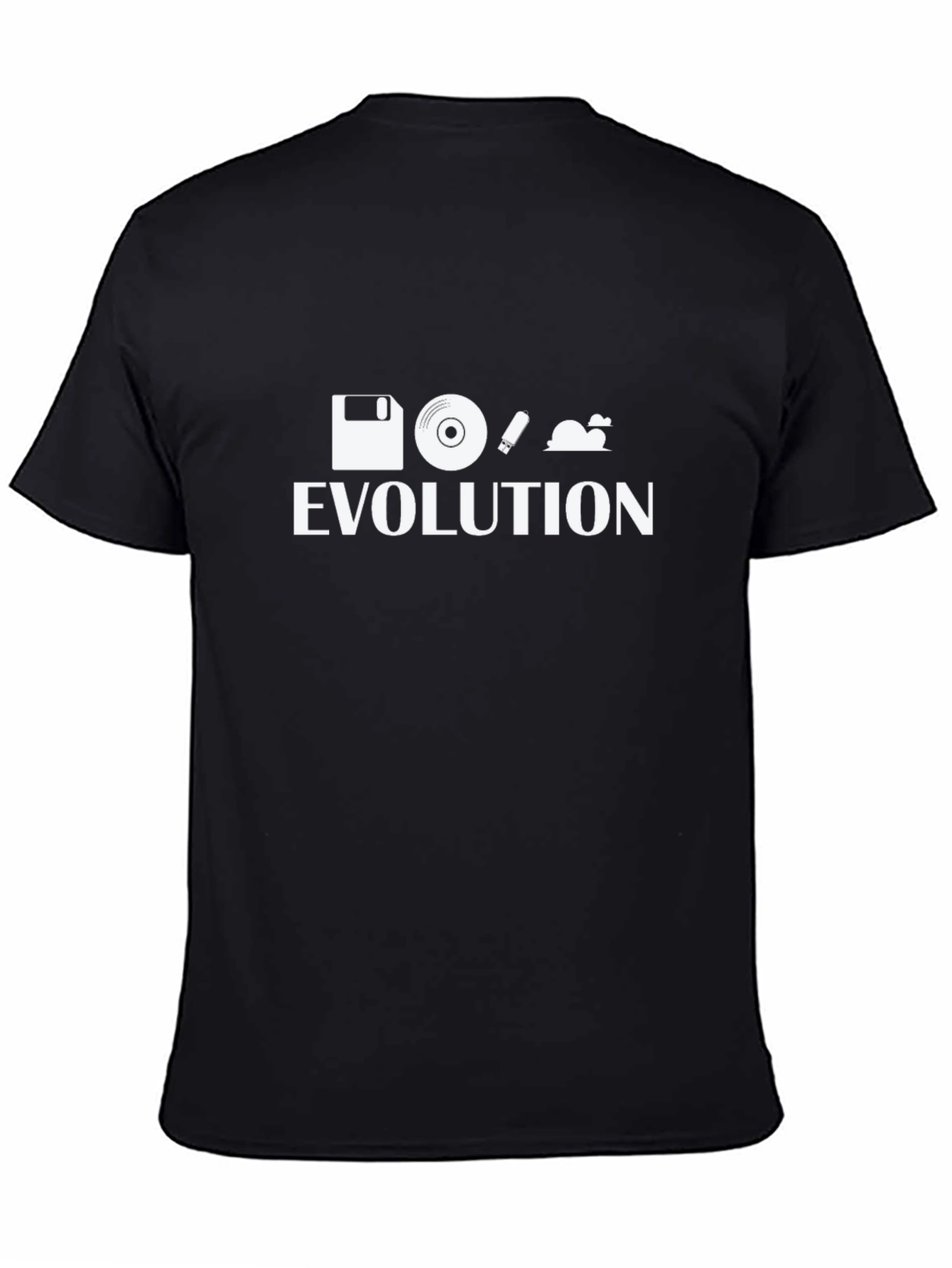 Evolution of Tech Black T-Shirt