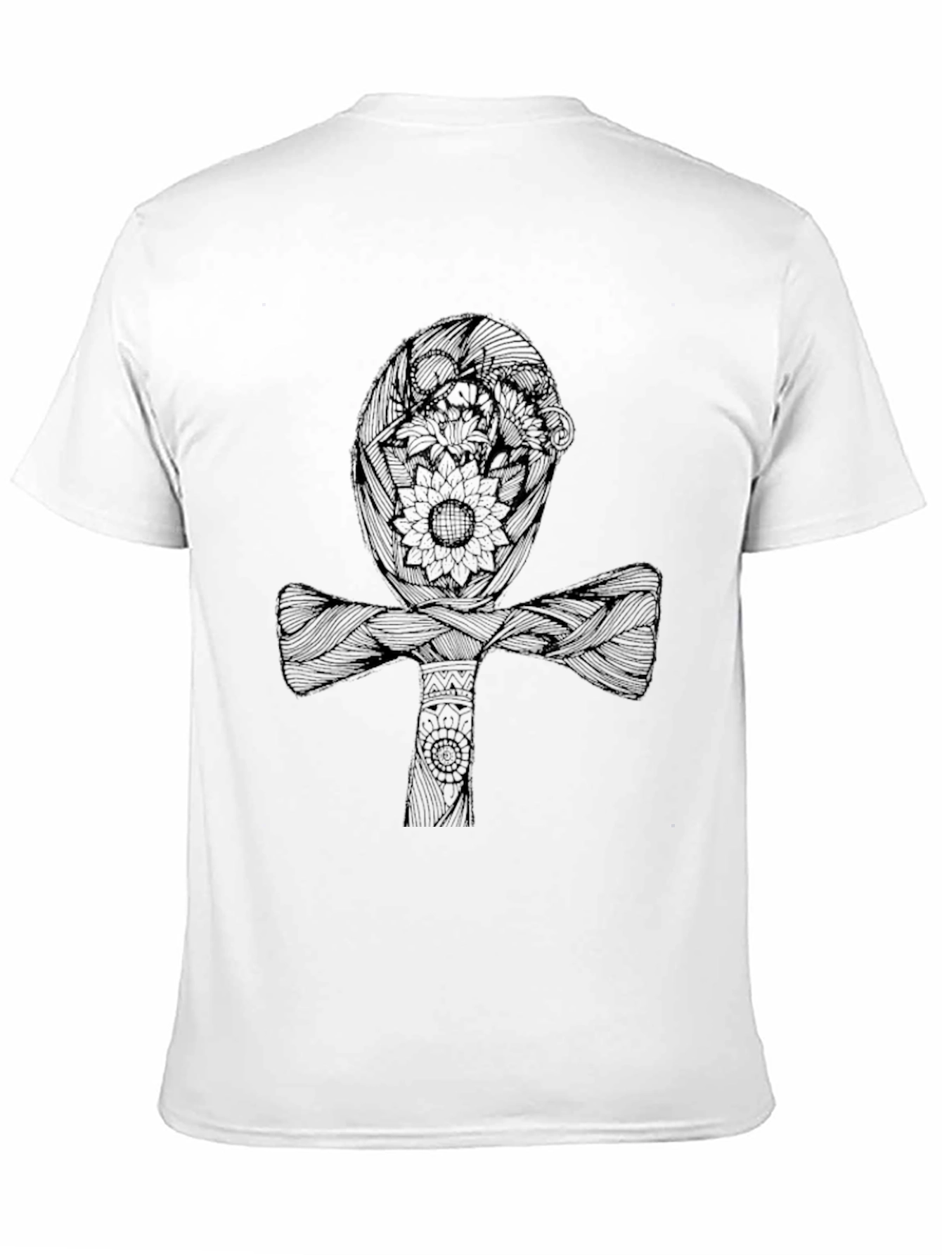 Ankh Graphic Black T-Shirt