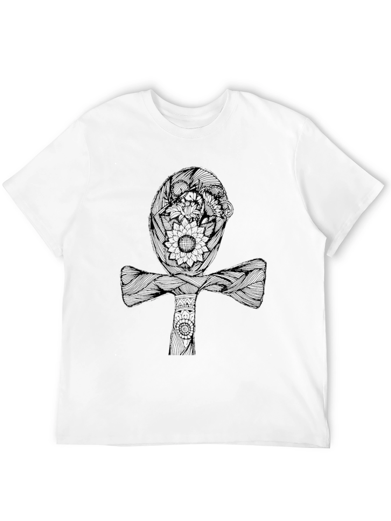Ankh Graphic Black T-Shirt