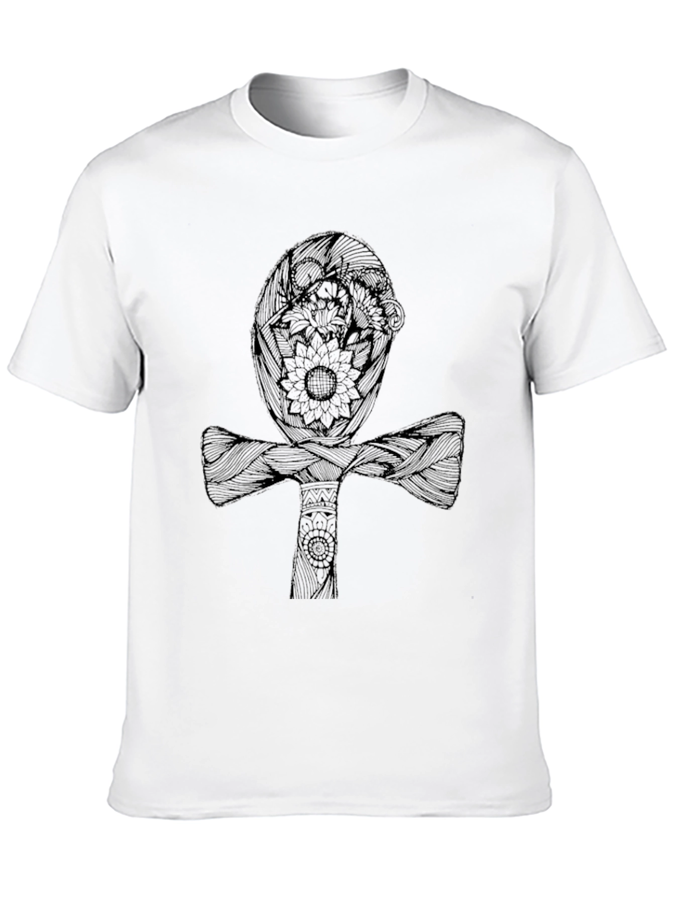 Ankh Graphic Black T-Shirt