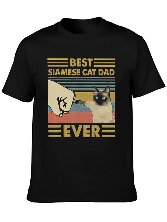 Best Siamese Cat Dad Ever T-Shirt