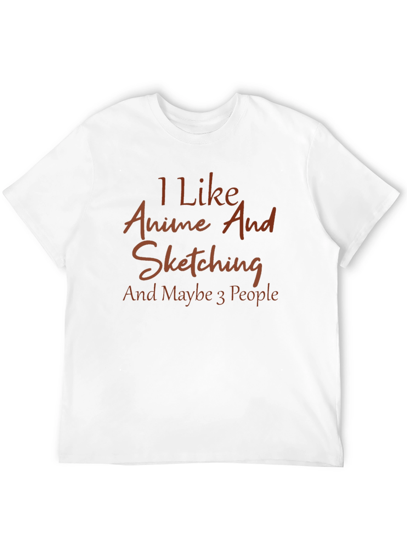 Anime & Sketching Tee - Introvert Humor T-Shirt