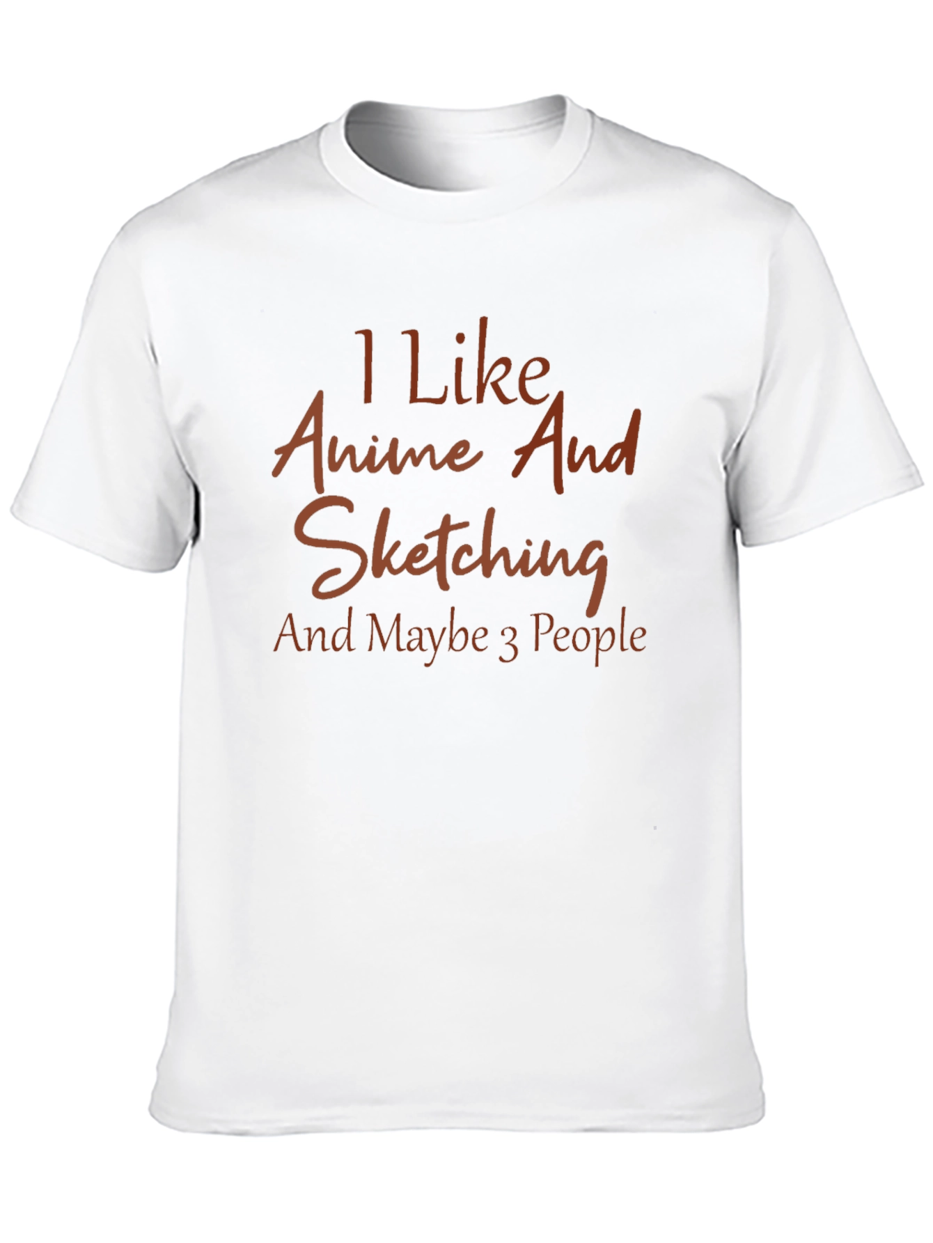 Anime & Sketching Tee - Introvert Humor T-Shirt