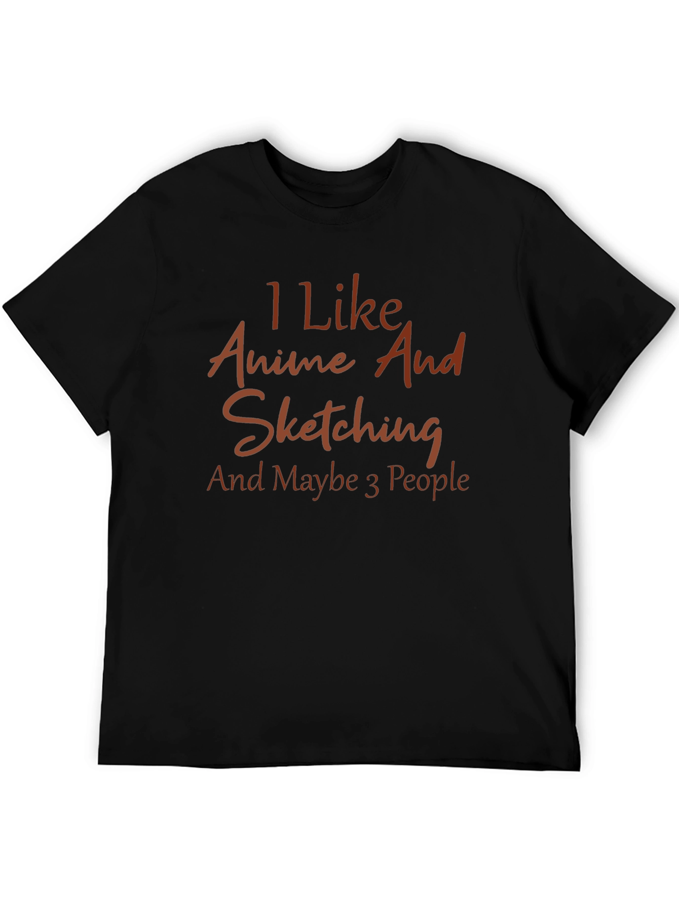 Anime & Sketching Tee - Introvert Humor T-Shirt