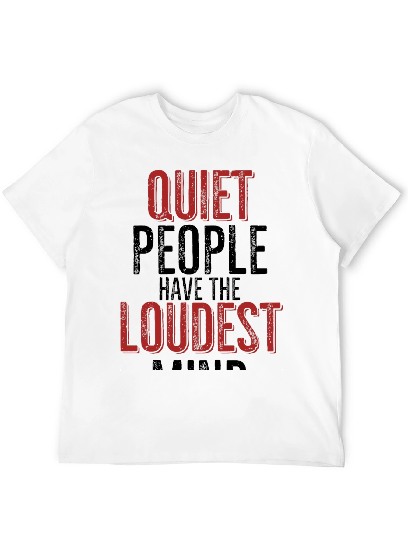 Quiet People Loudest Minds Graphic Tee - Black