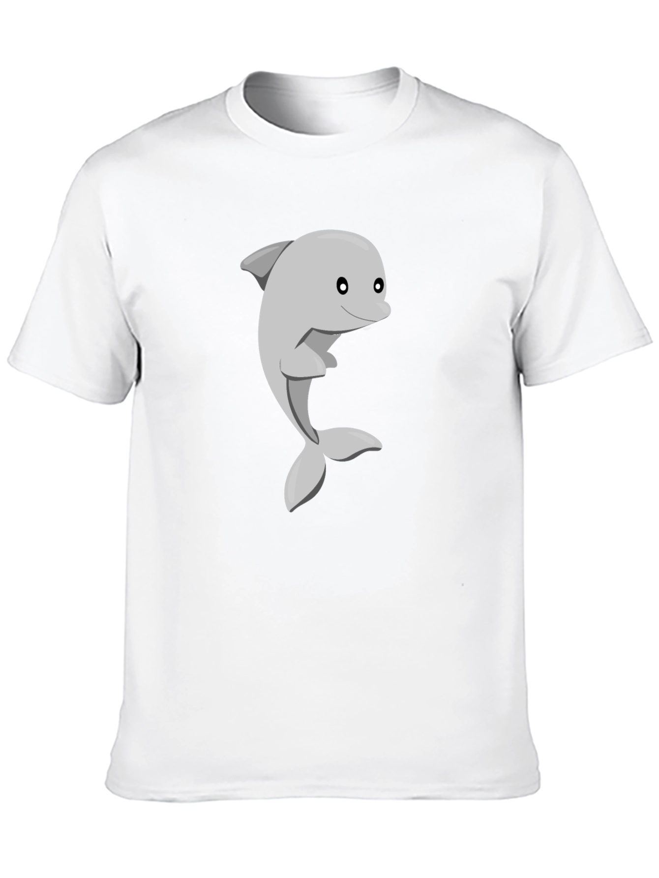 Cute Cartoon Dolphin Graphic Tee