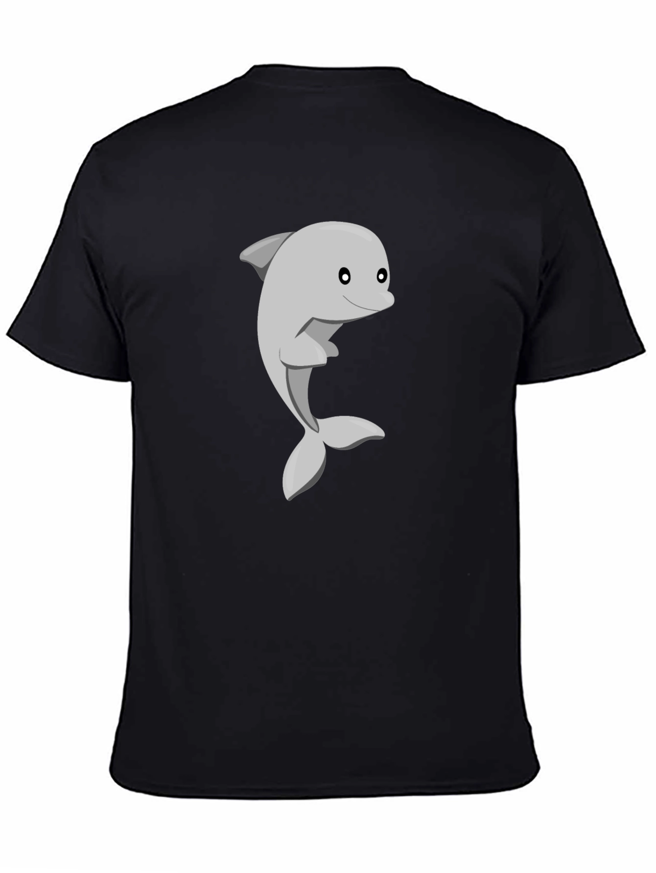Cute Cartoon Dolphin Graphic Tee