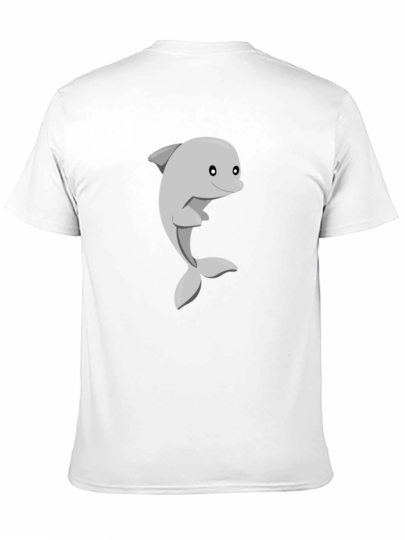 Cute Cartoon Dolphin Graphic Tee