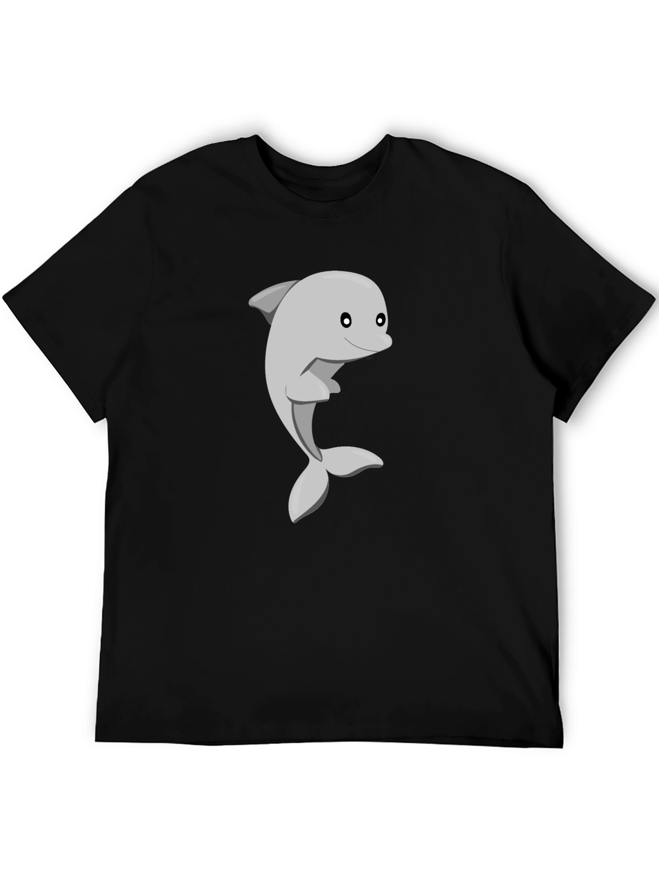 Cute Cartoon Dolphin Graphic Tee