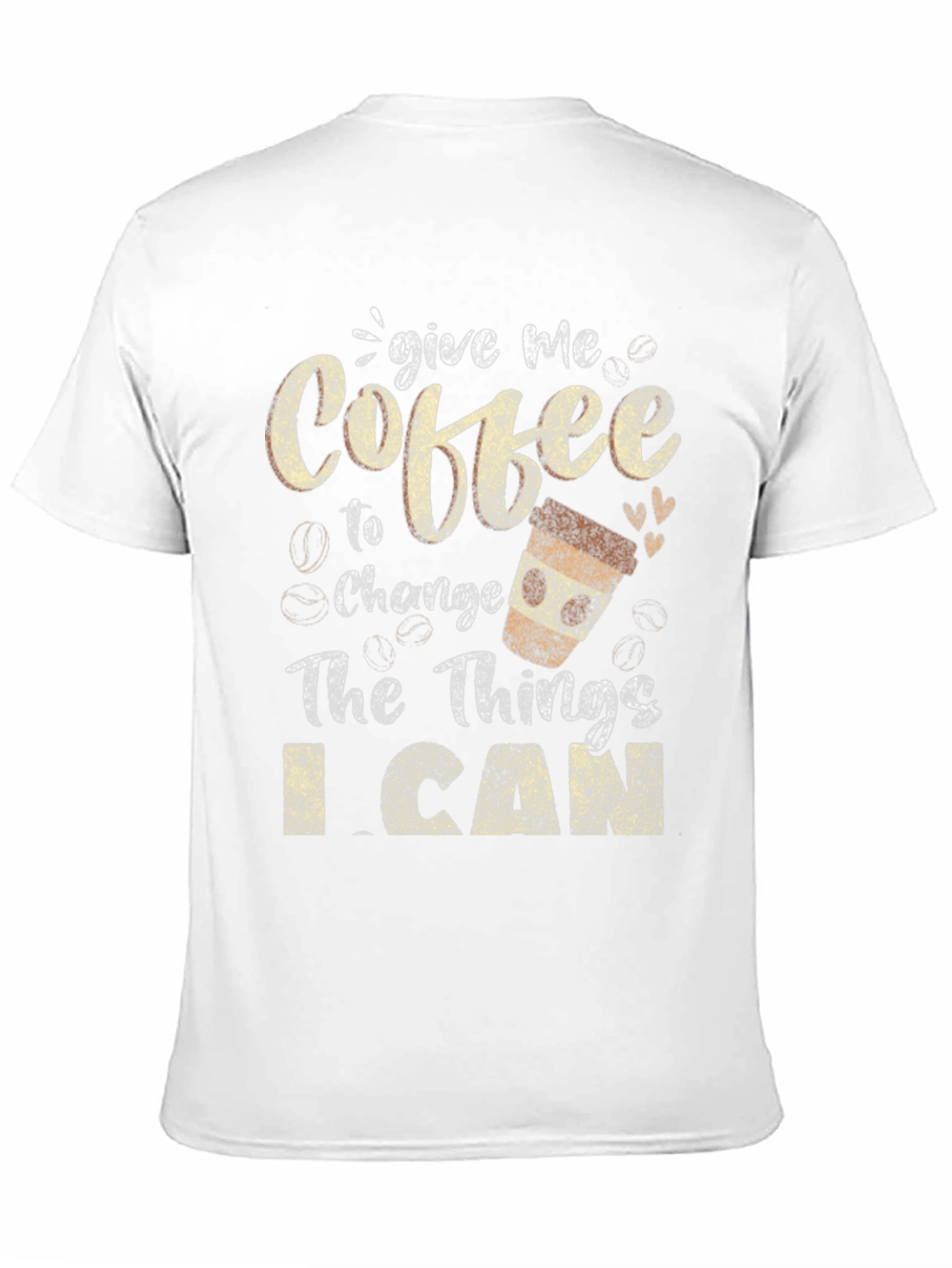 Coffee Change Things Graphic Tee - Black