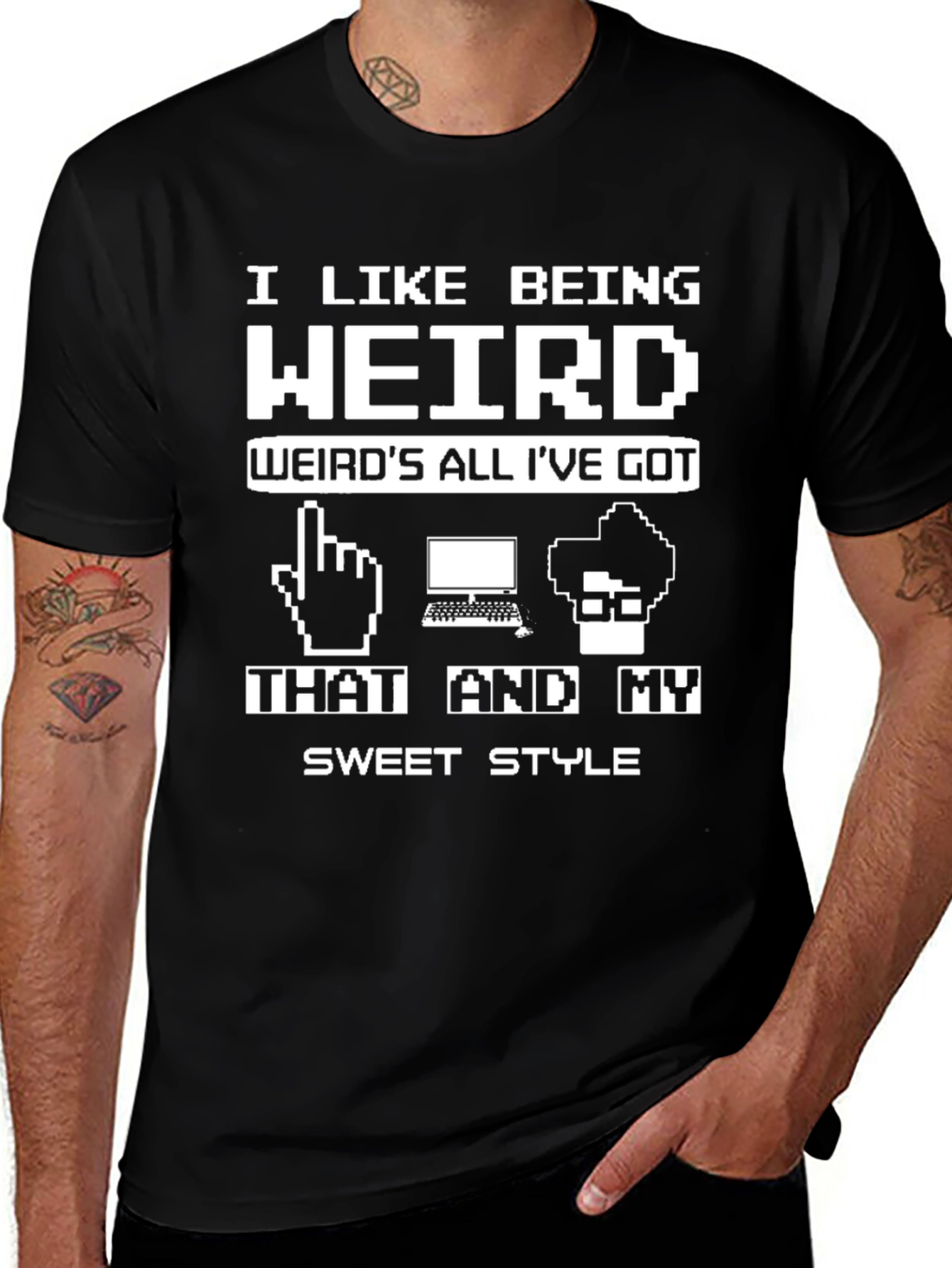 I Like Being Weird T-Shirt - Geeky Gamer Style!