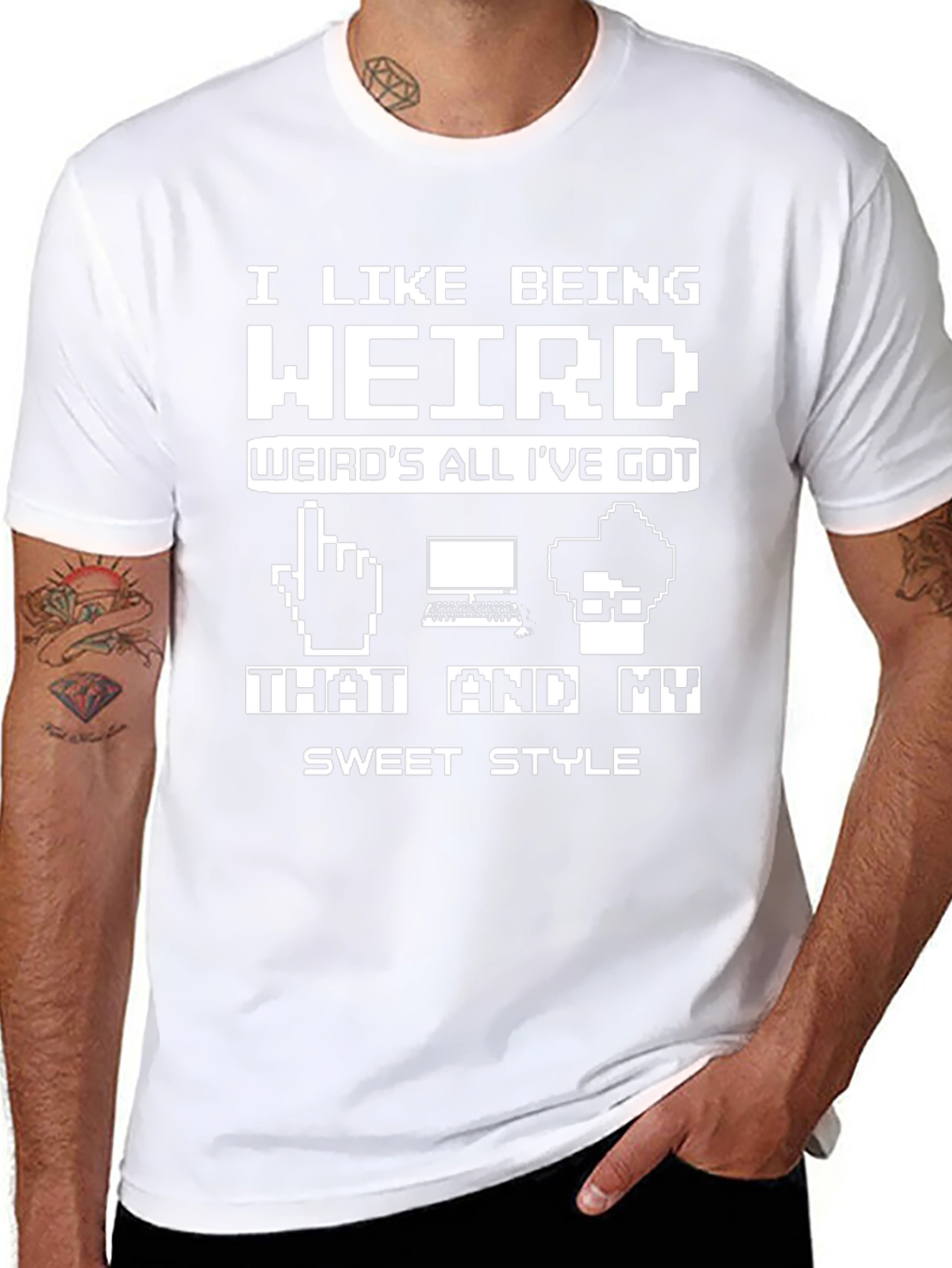I Like Being Weird T-Shirt - Geeky Gamer Style!