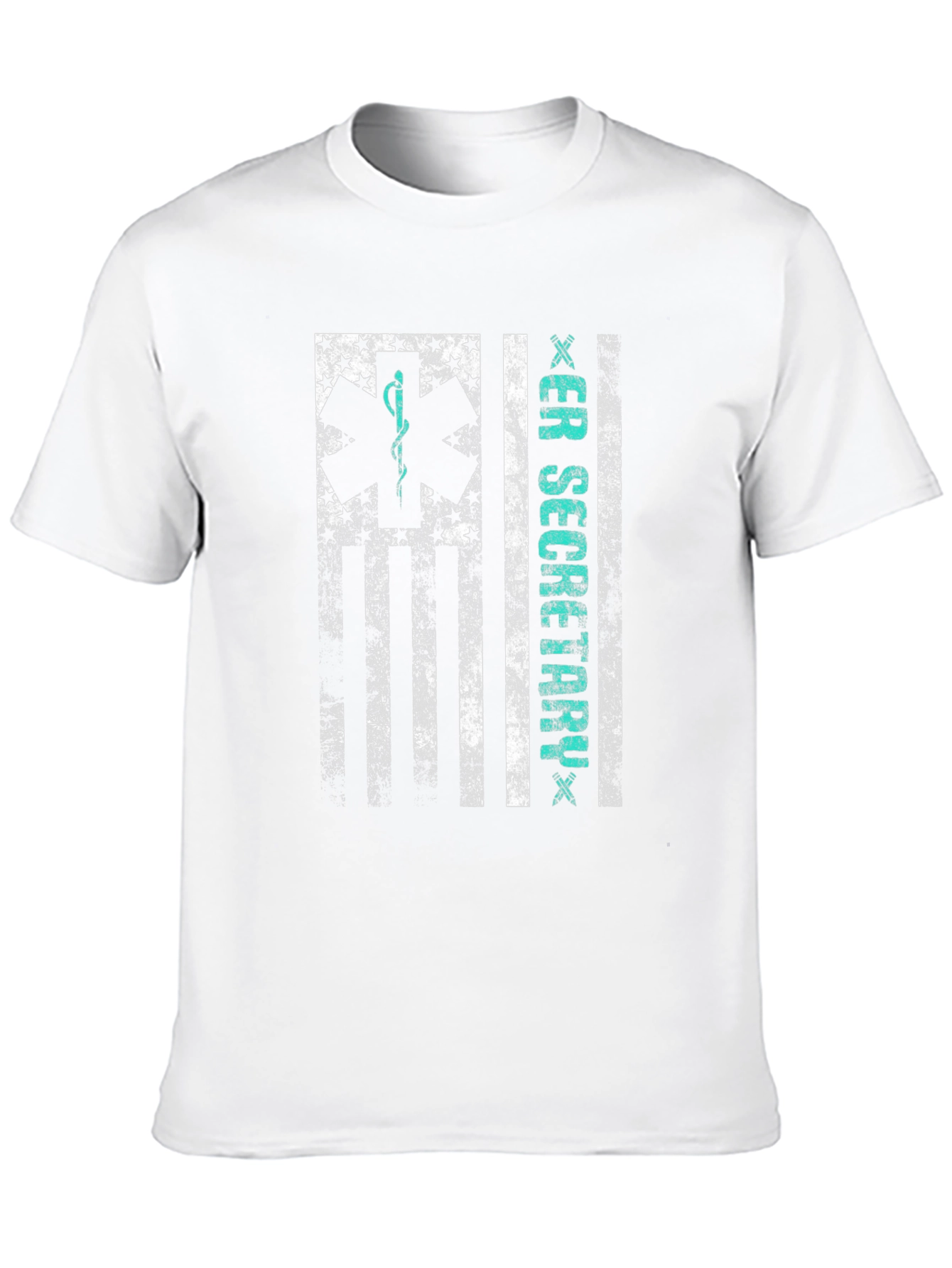 ER Secretary American Flag T-Shirt
