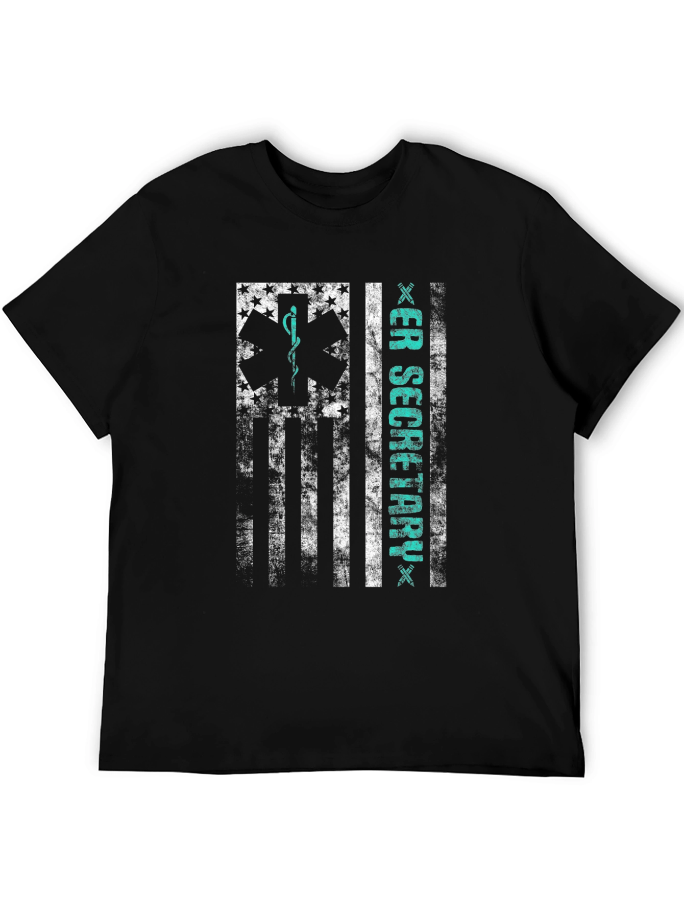 ER Secretary American Flag T-Shirt
