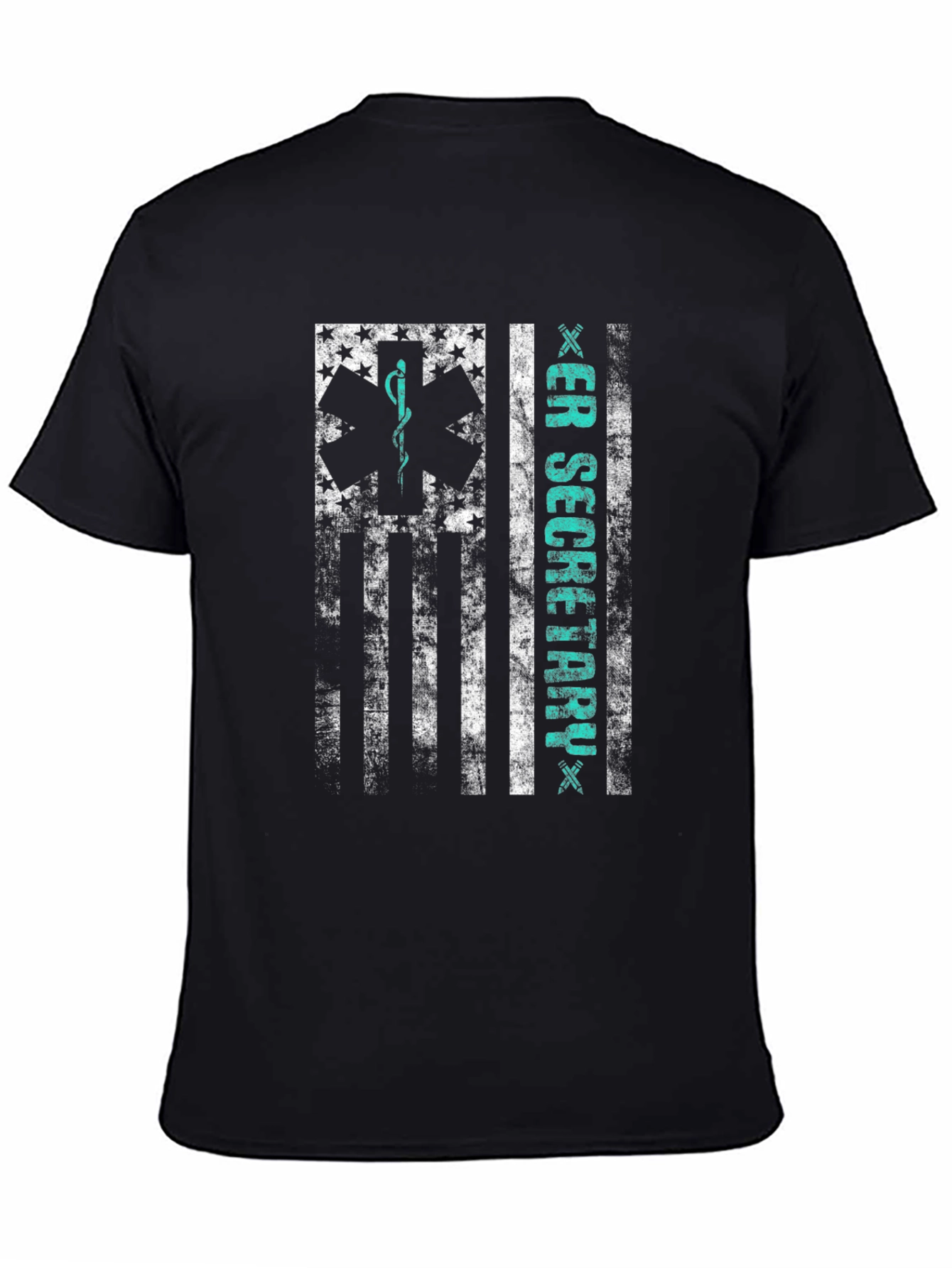 ER Secretary American Flag T-Shirt