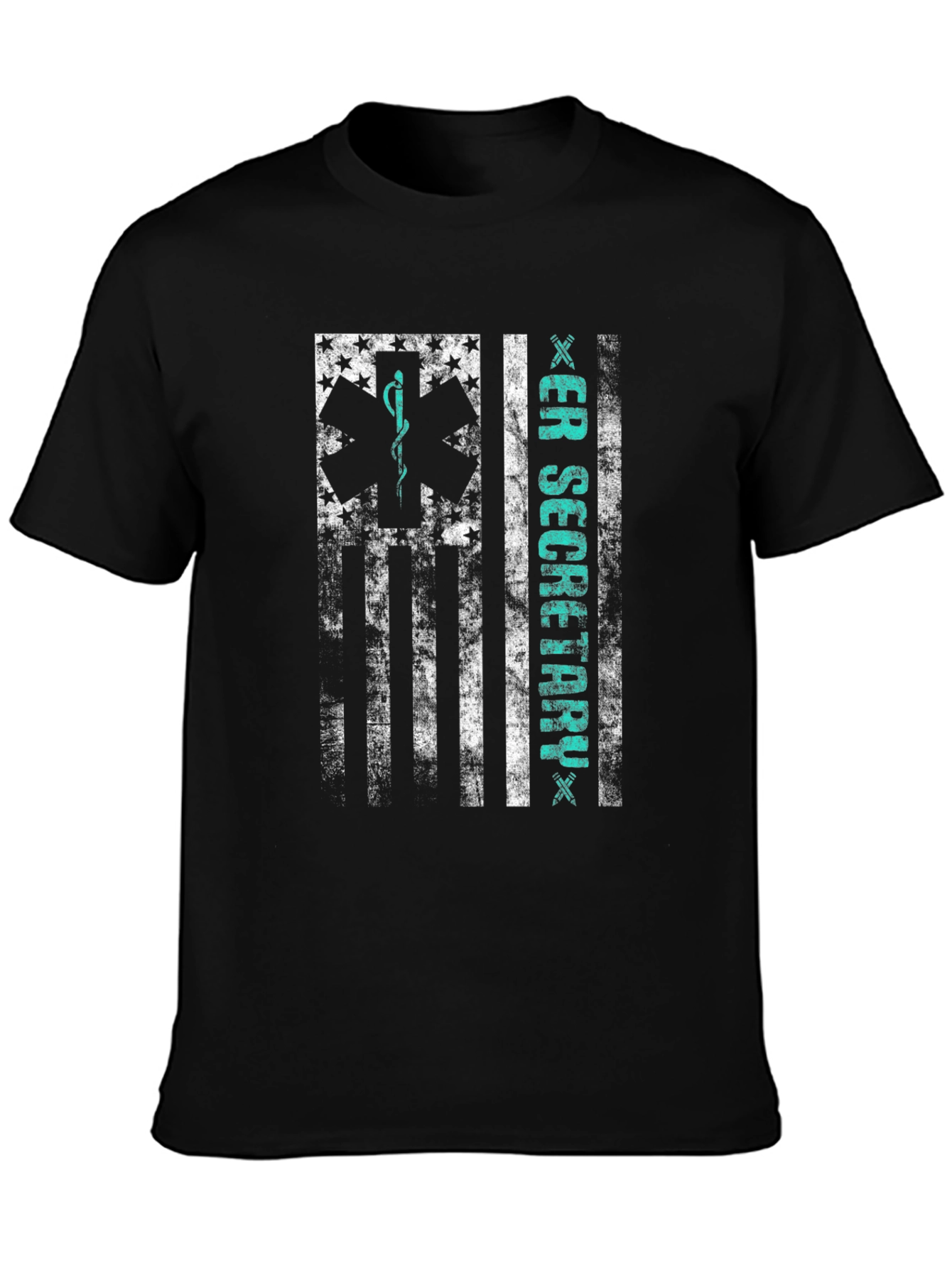 ER Secretary American Flag T-Shirt