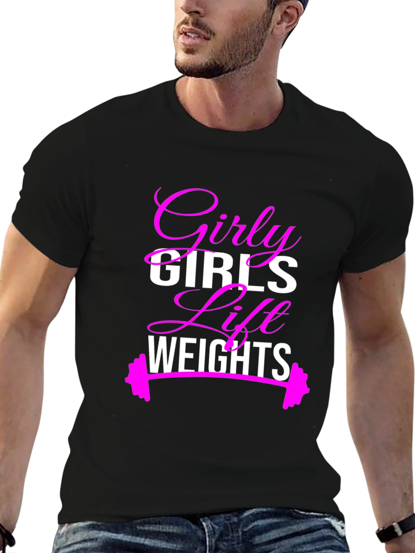 Girly Girls Lift Weights T-Shirt - Fitness Apparel