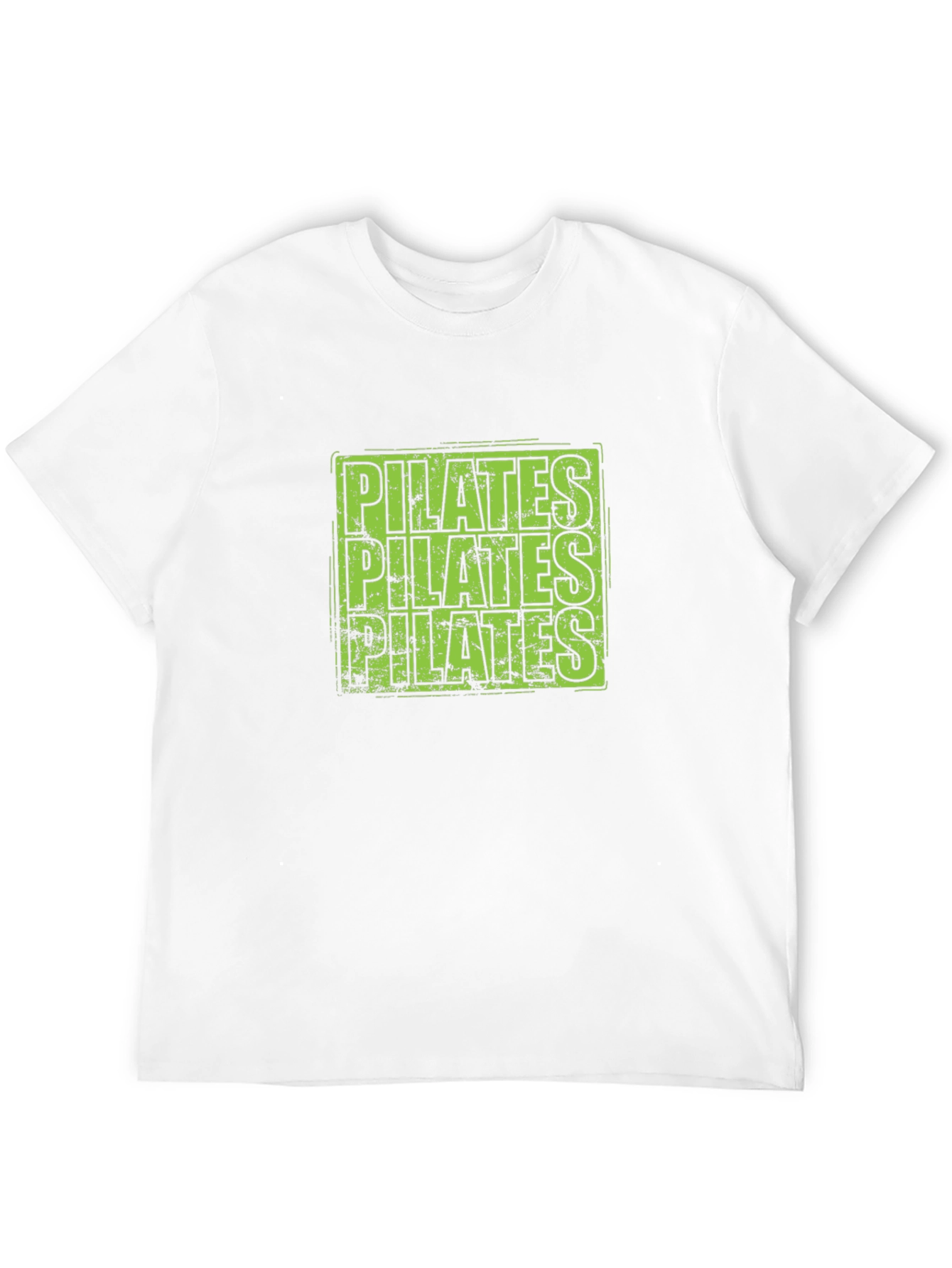 Pilates Graphic Tee - Black Cotton T-Shirt