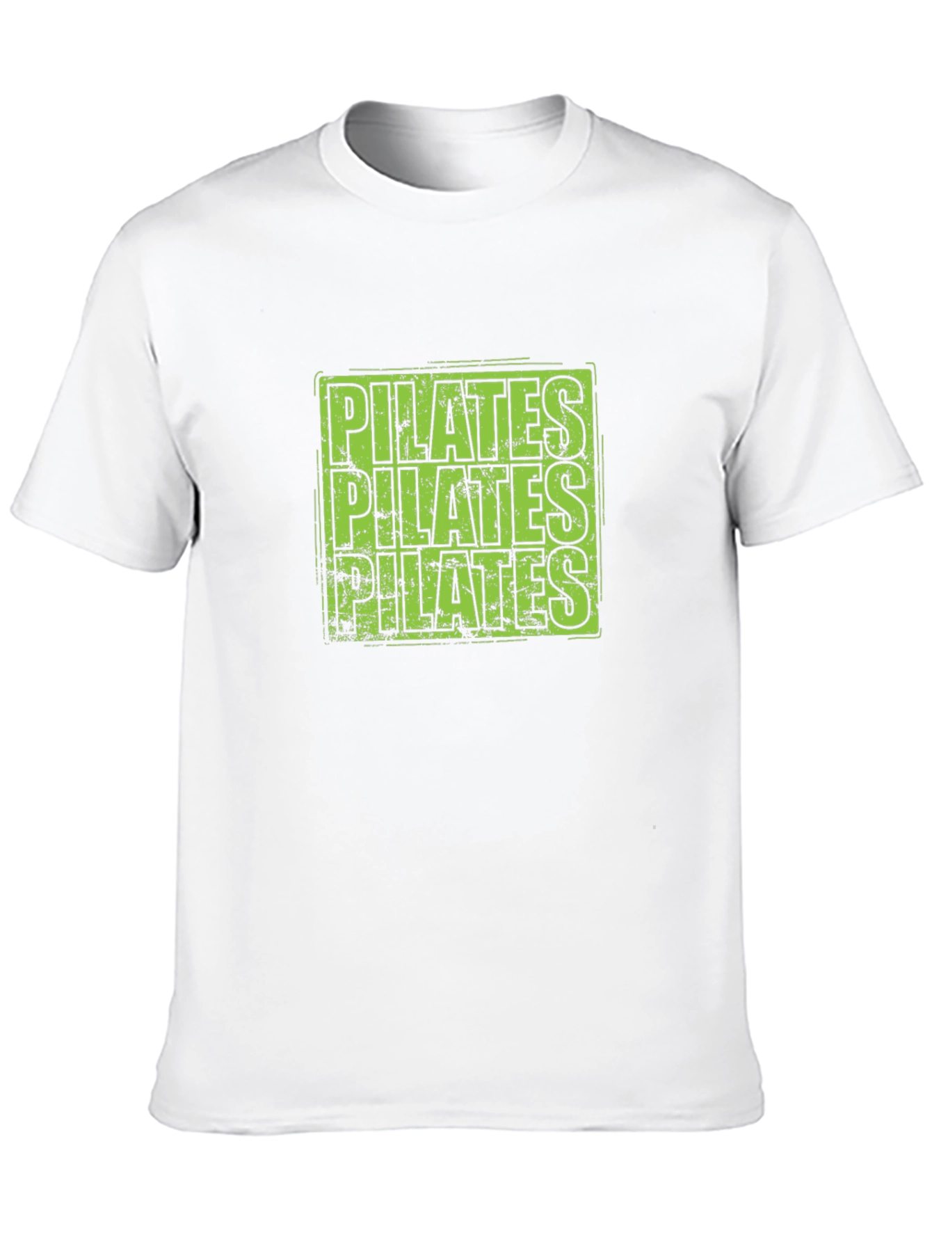 Pilates Graphic Tee - Black Cotton T-Shirt