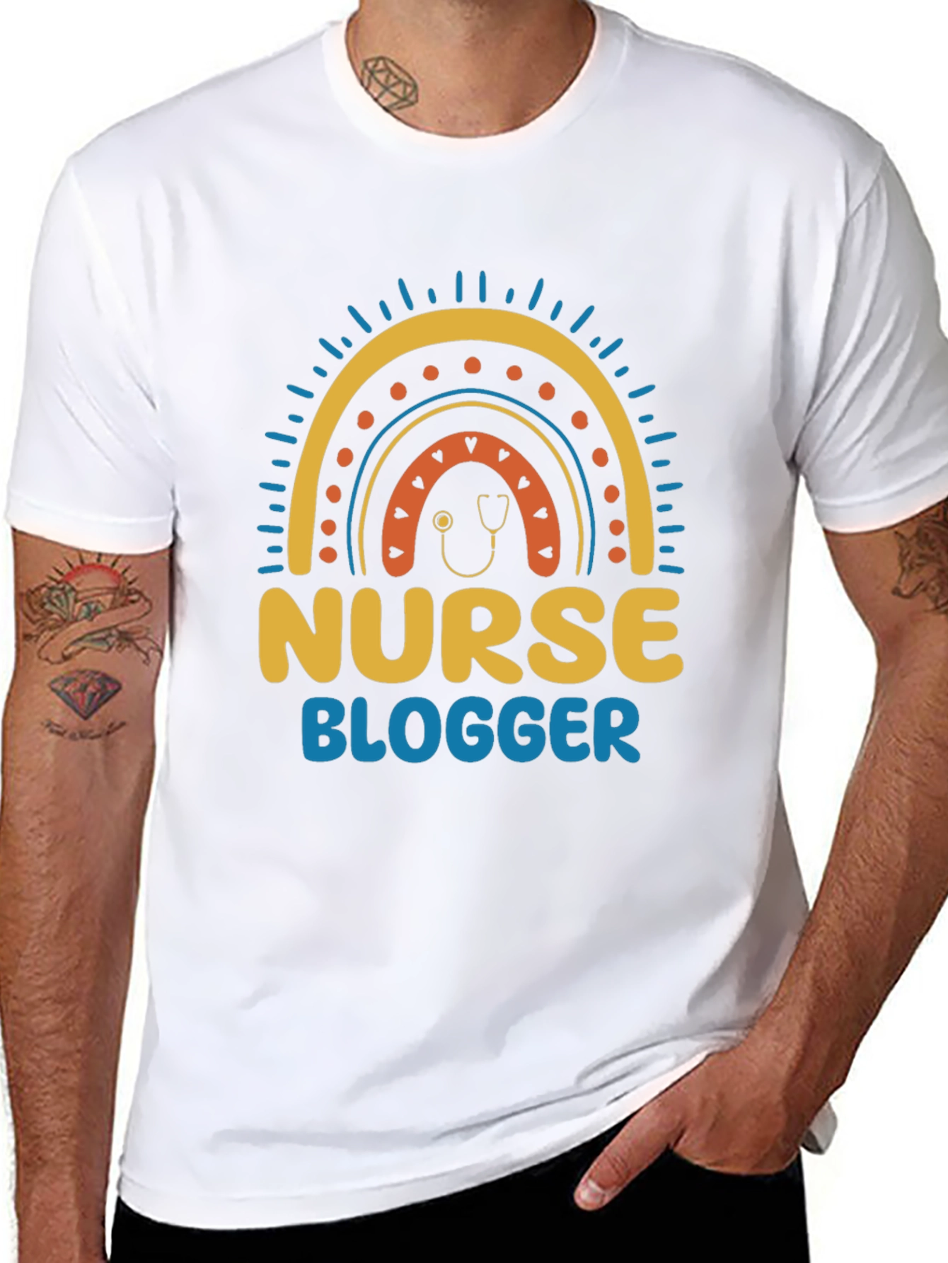 Nurse Blogger Graphic Tee - Stylish Comfort