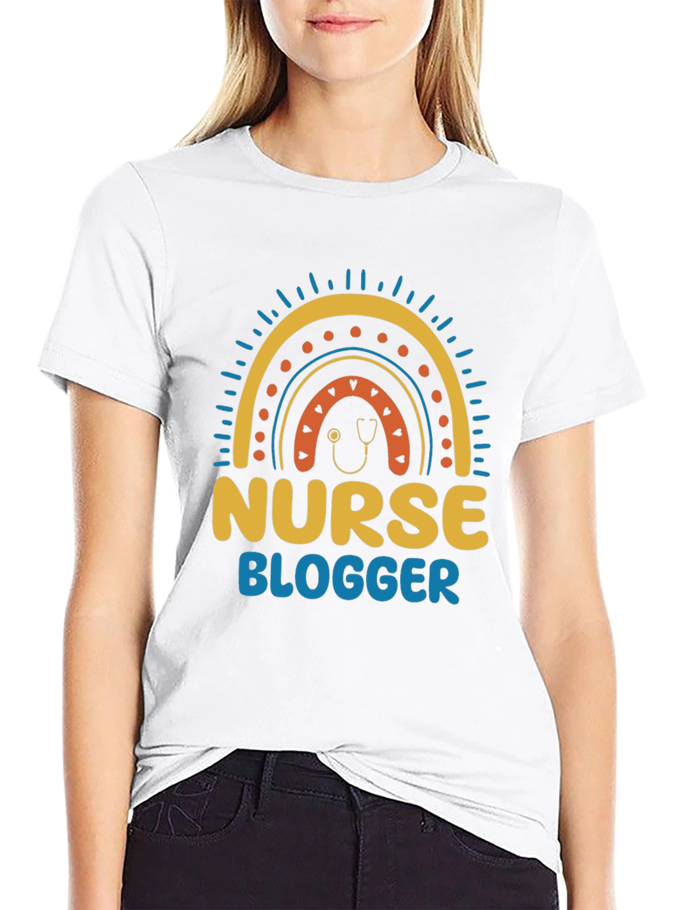 Nurse Blogger Graphic Tee - Stylish Comfort