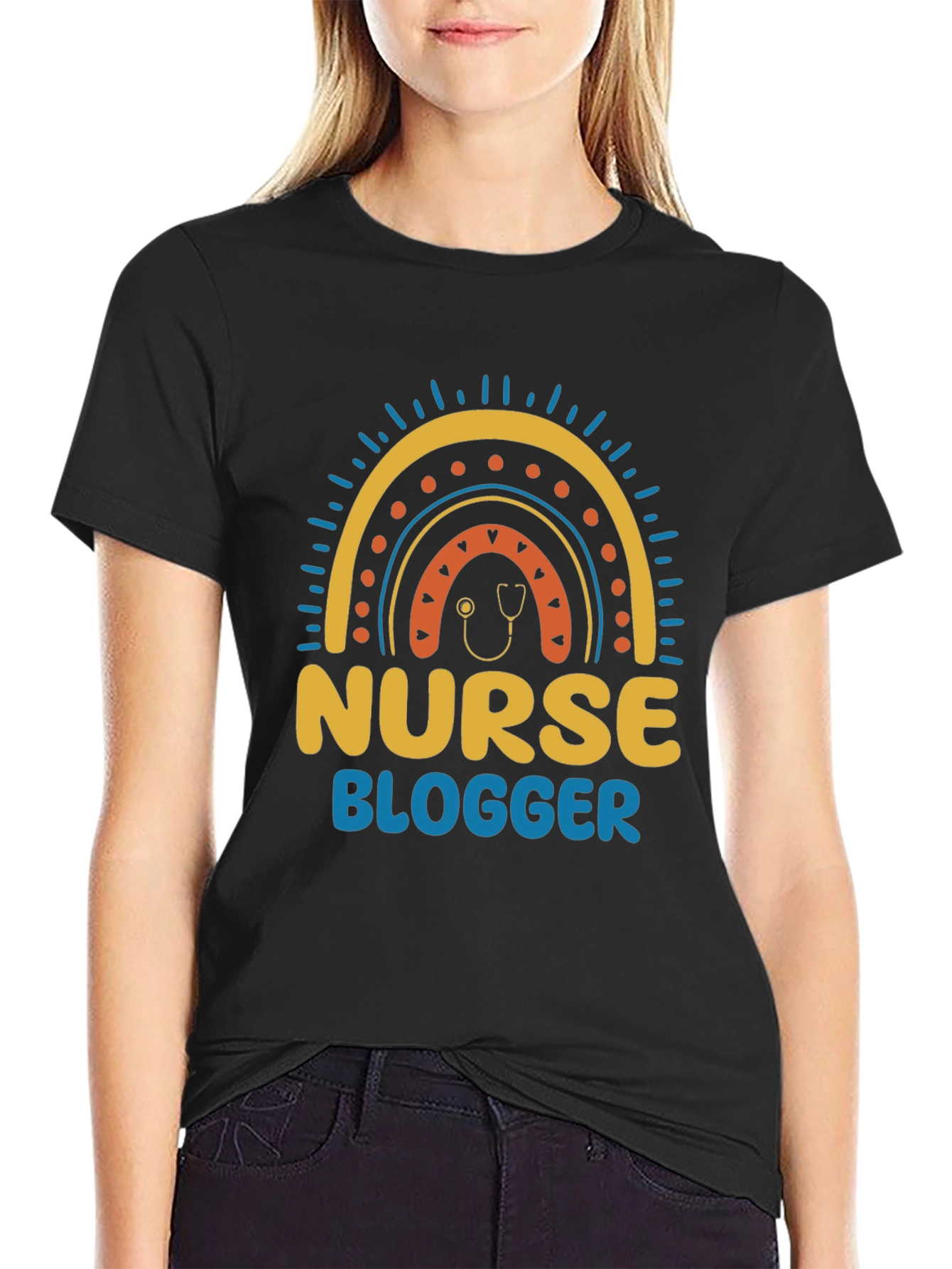Nurse Blogger Graphic Tee - Stylish Comfort