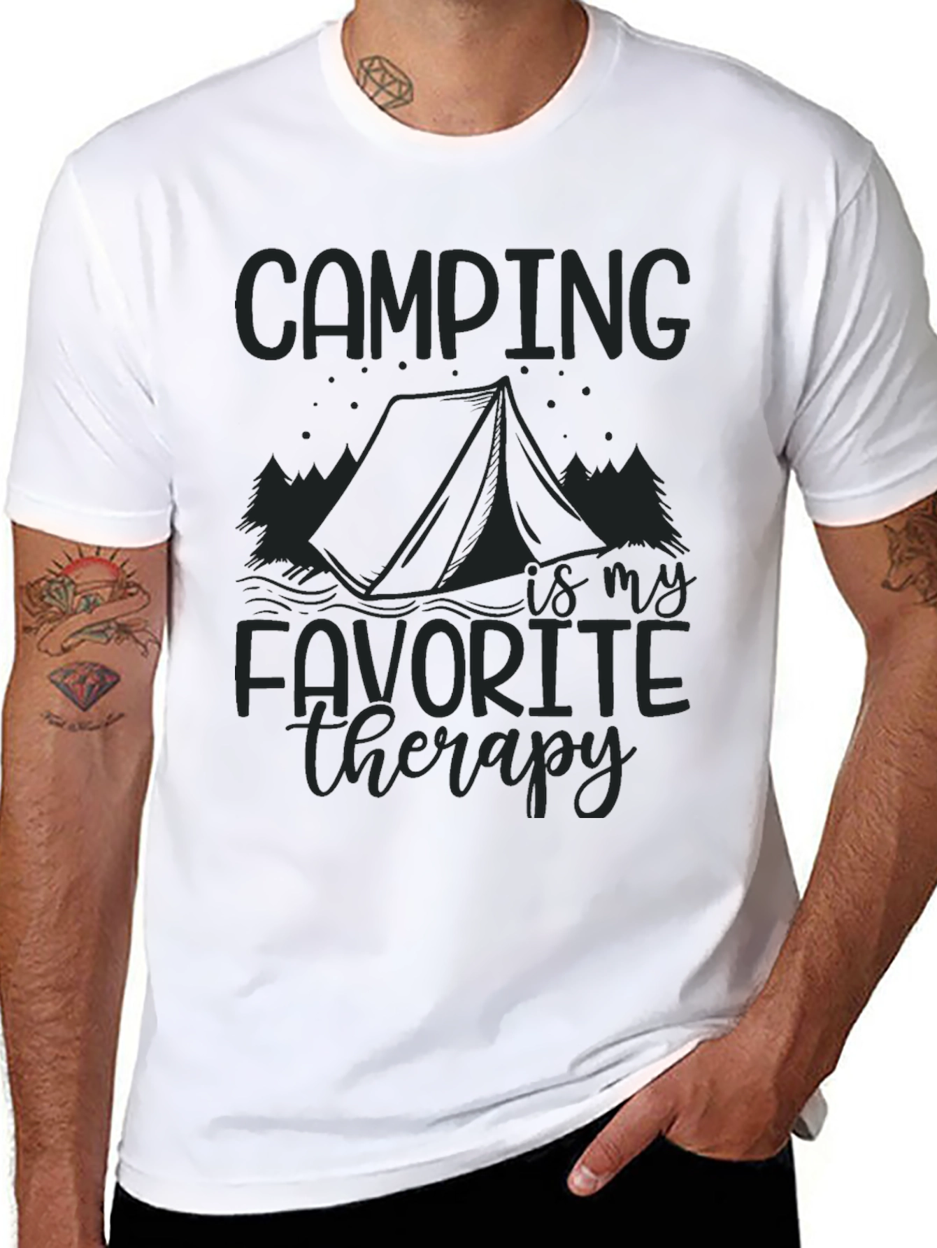 Camping is My Therapy T-Shirt