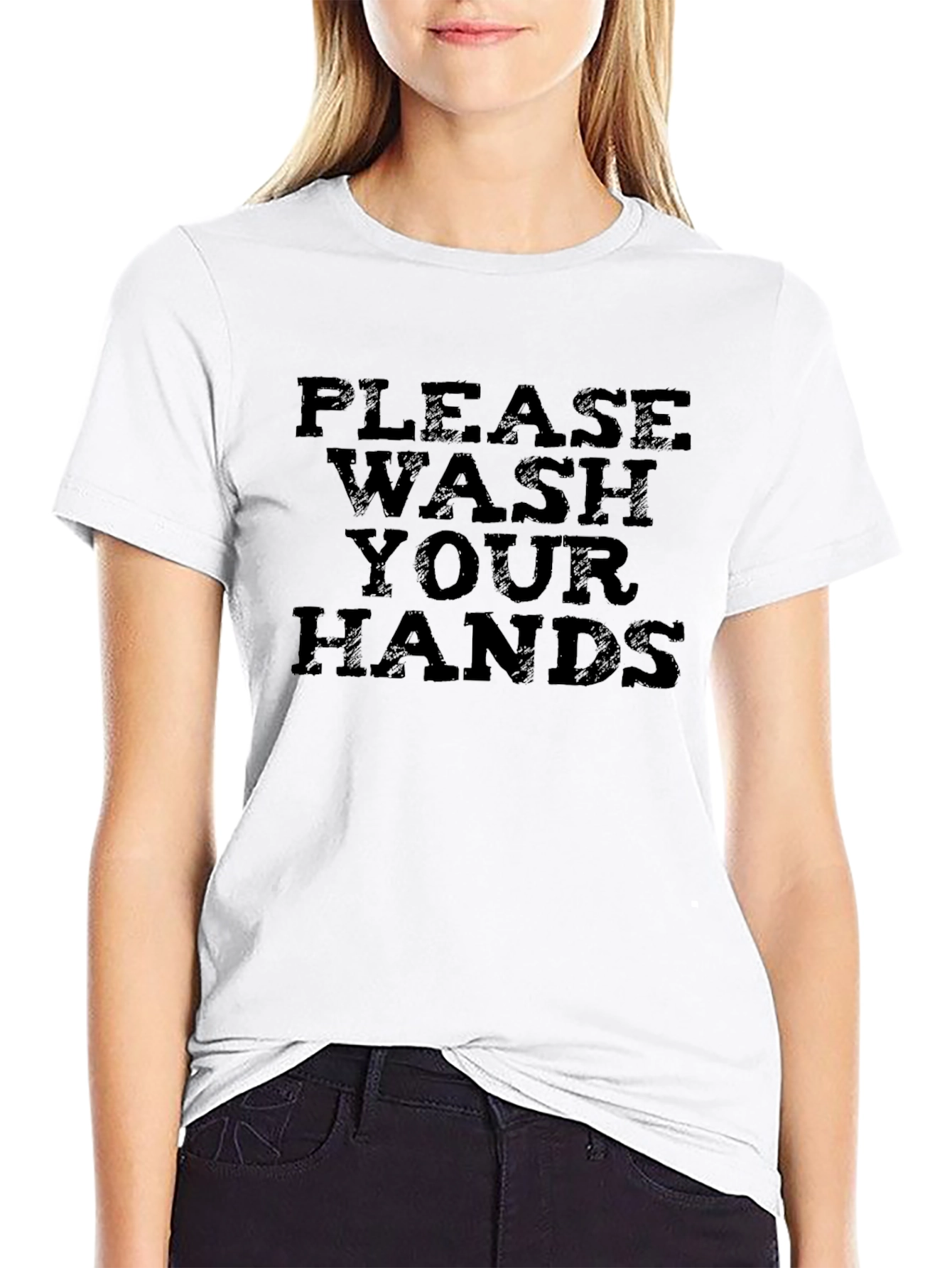 Please Wash Your Hands Graphic T-Shirt