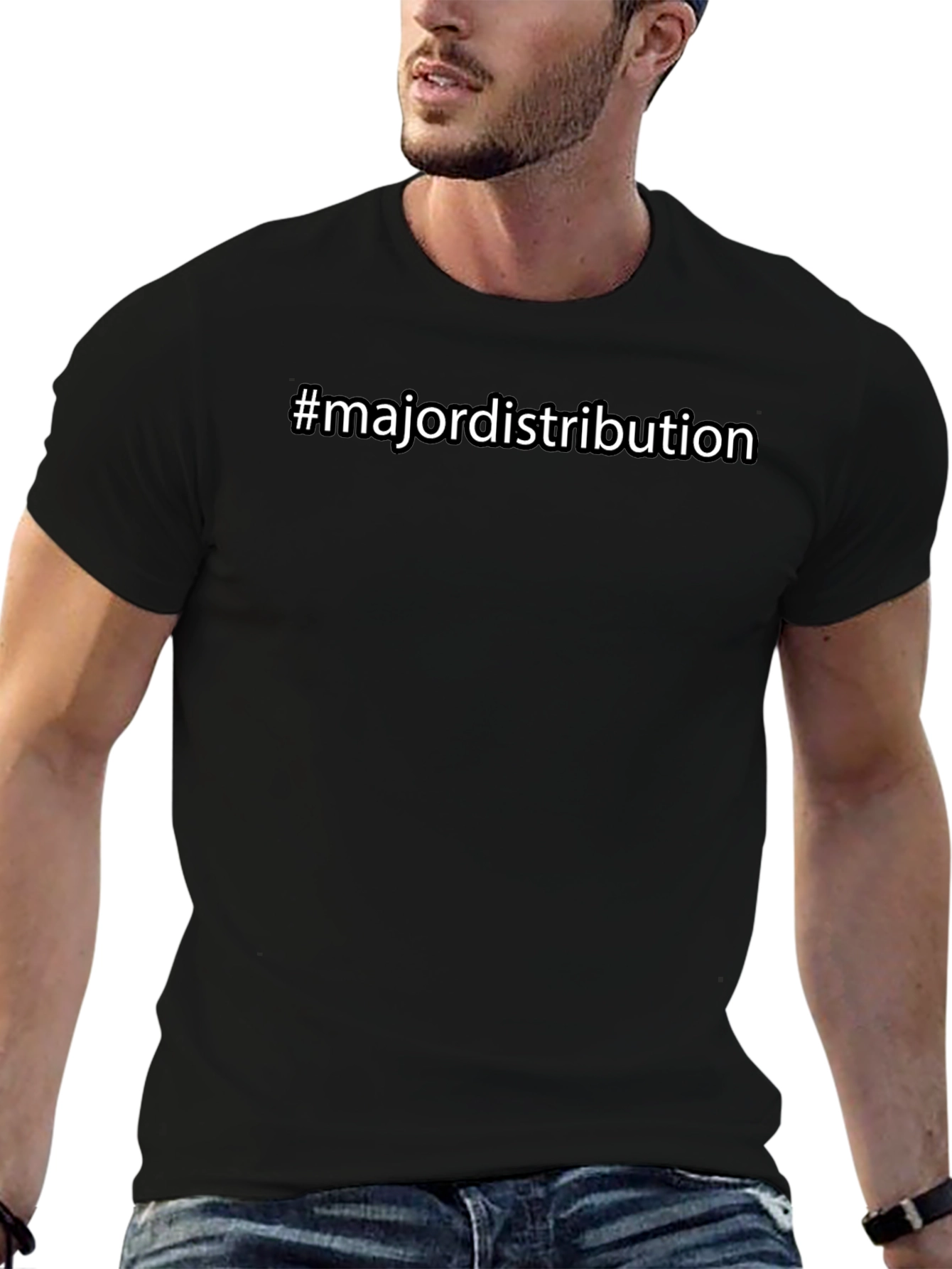 Major Distribution Black Tee