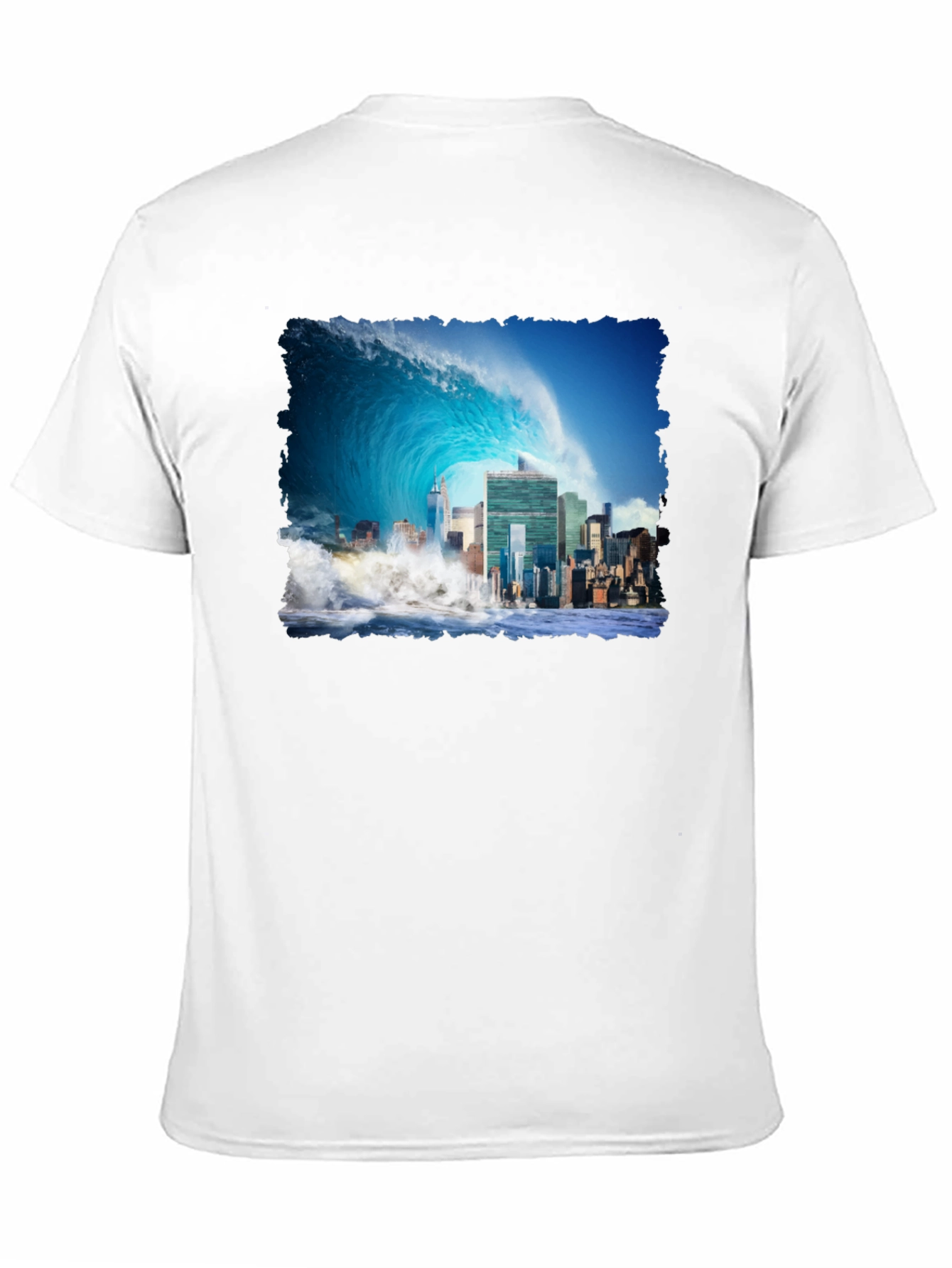 Tsunami Cityscape Graphic Tee