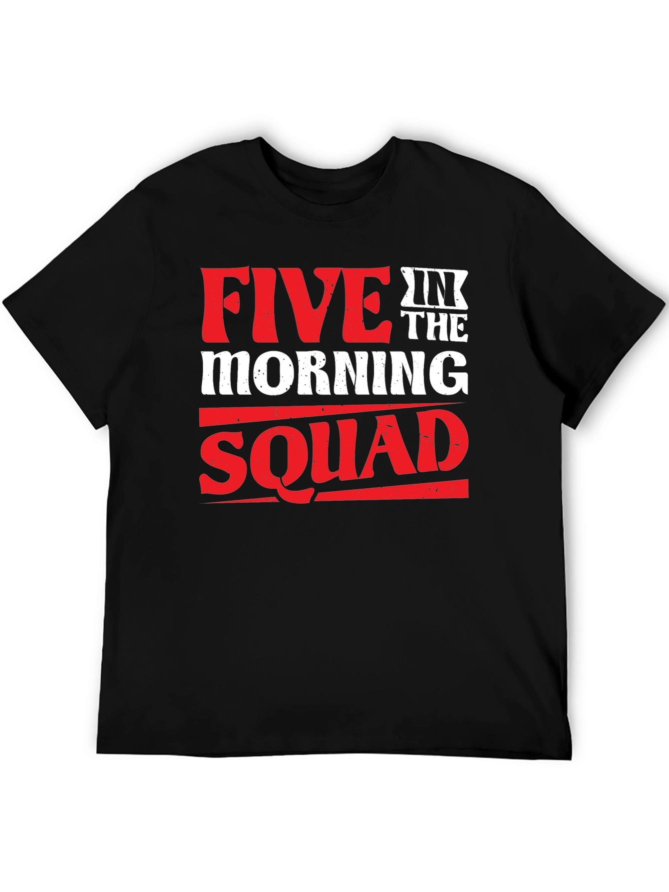 Five in the Morning Squad Black T-Shirt