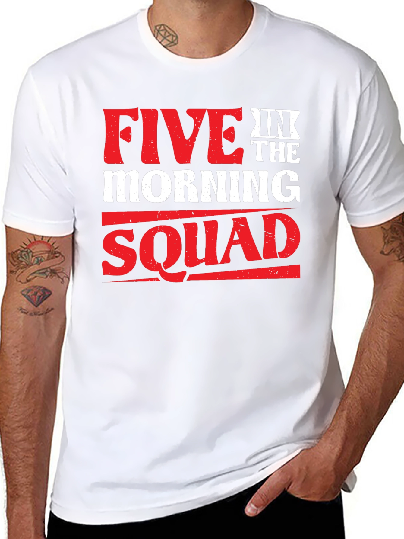 Five in the Morning Squad Black T-Shirt